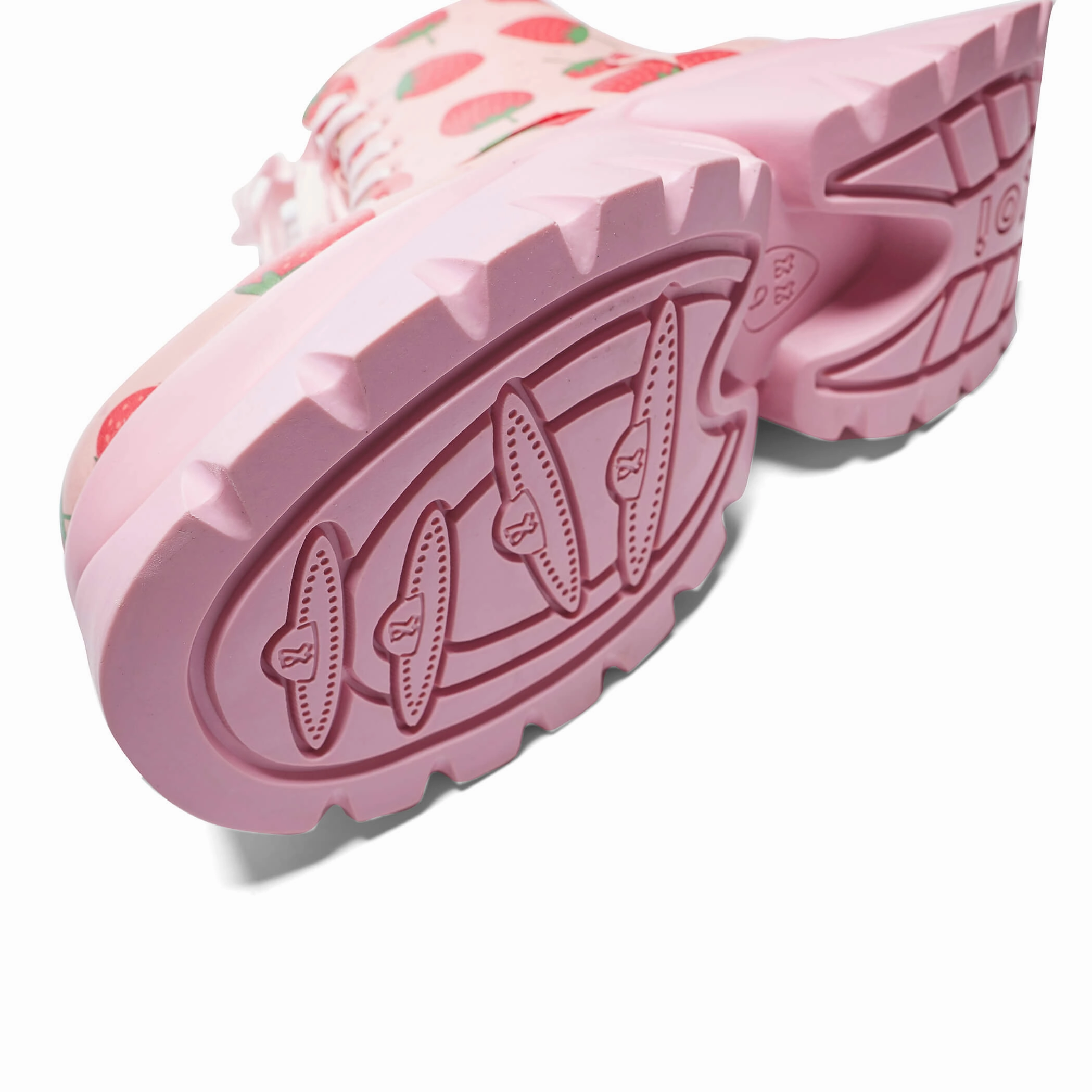 Ankle High Boots Strawberry Spongecake Pink 'Monster' Boots