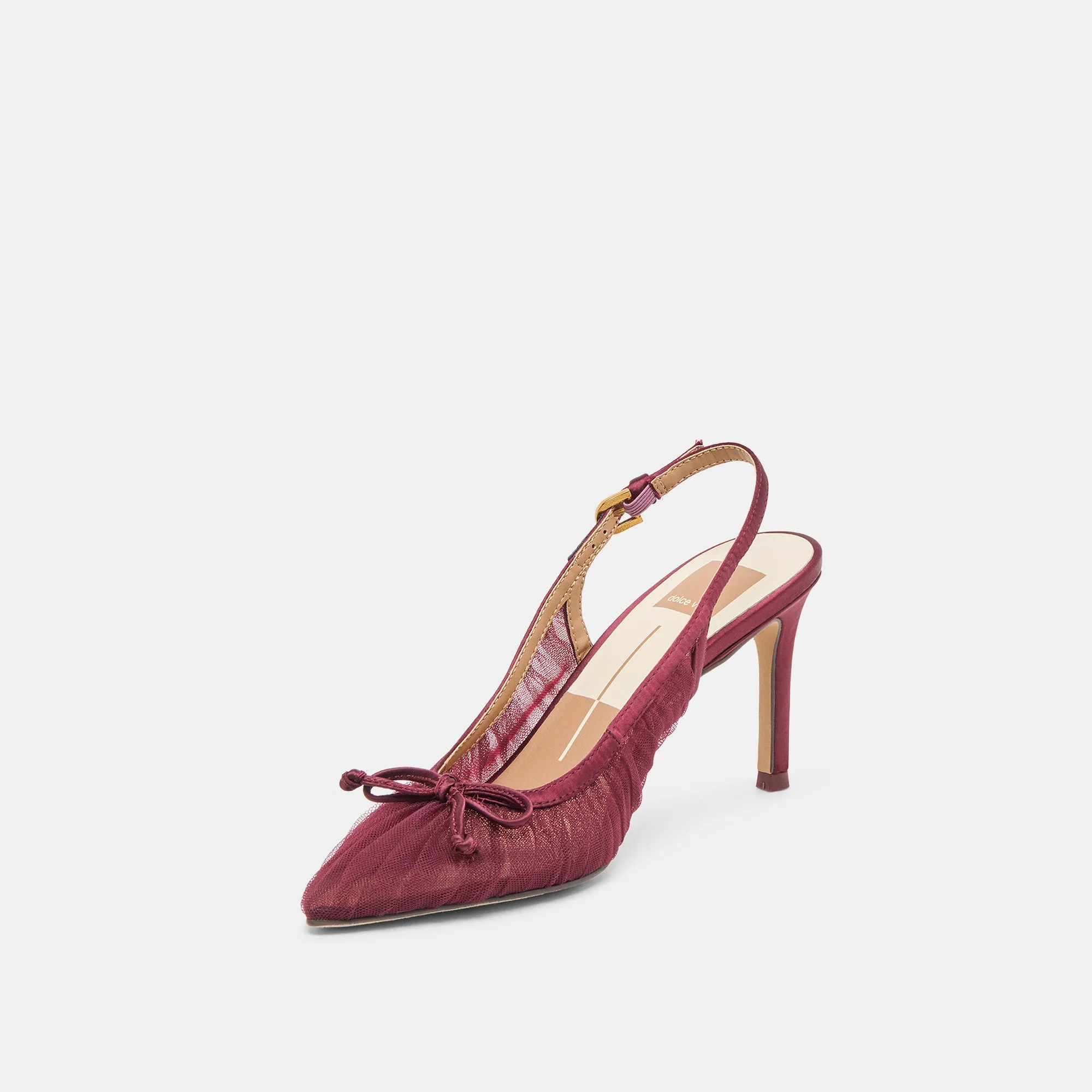 High Heel Shoe Balloons YELA HEELS CRANBERRY TULLE