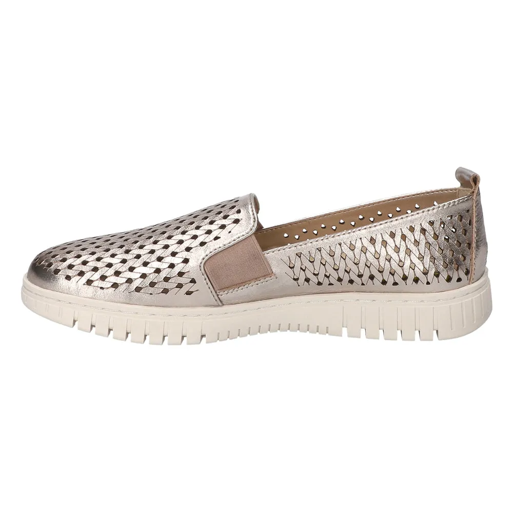 Helm Comfort Metallic Cut-Outs Slip On Sneakers