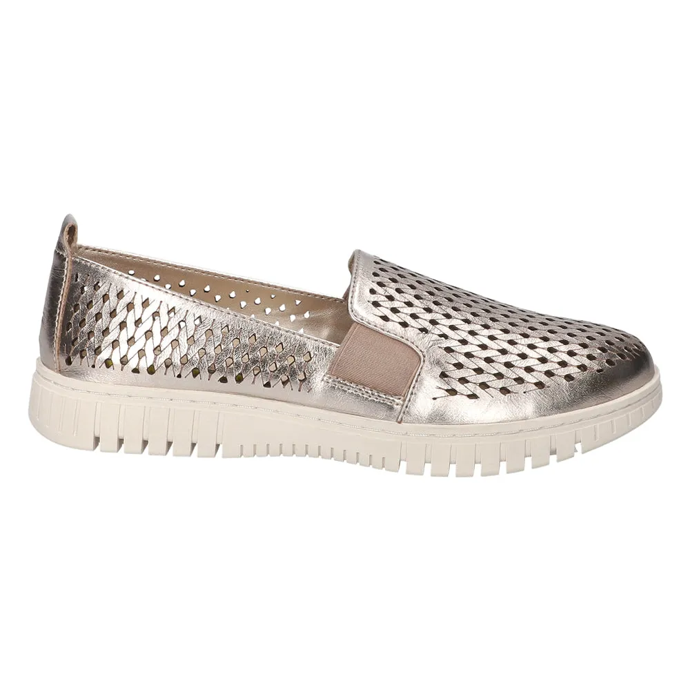 Slip-on Casual Shoes Loafer Helm Comfort Metallic Cut-Outs Slip On Sneakers