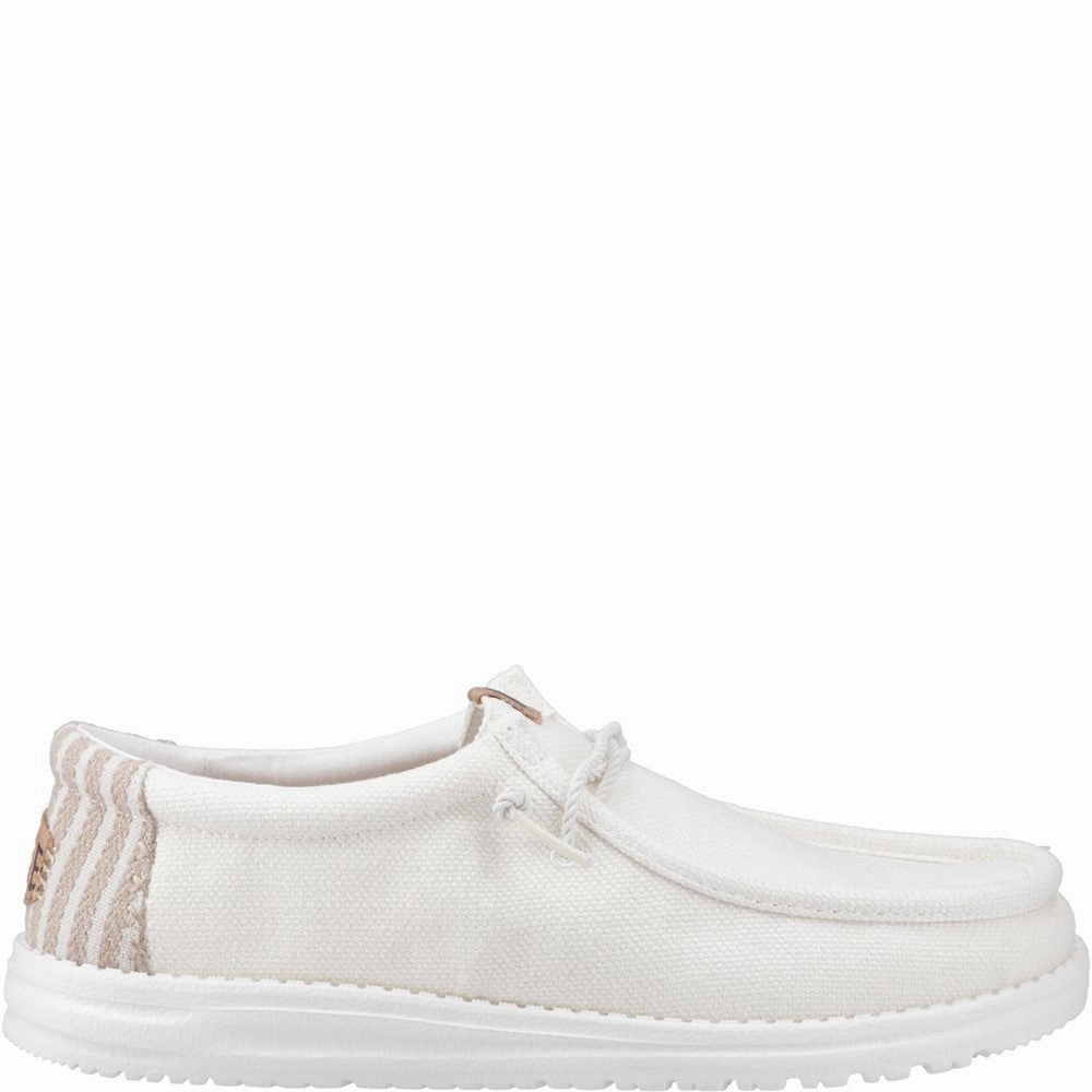 Casual Canvas Shoes Crossword Clue HEYDUDE Wally Resort Shoes