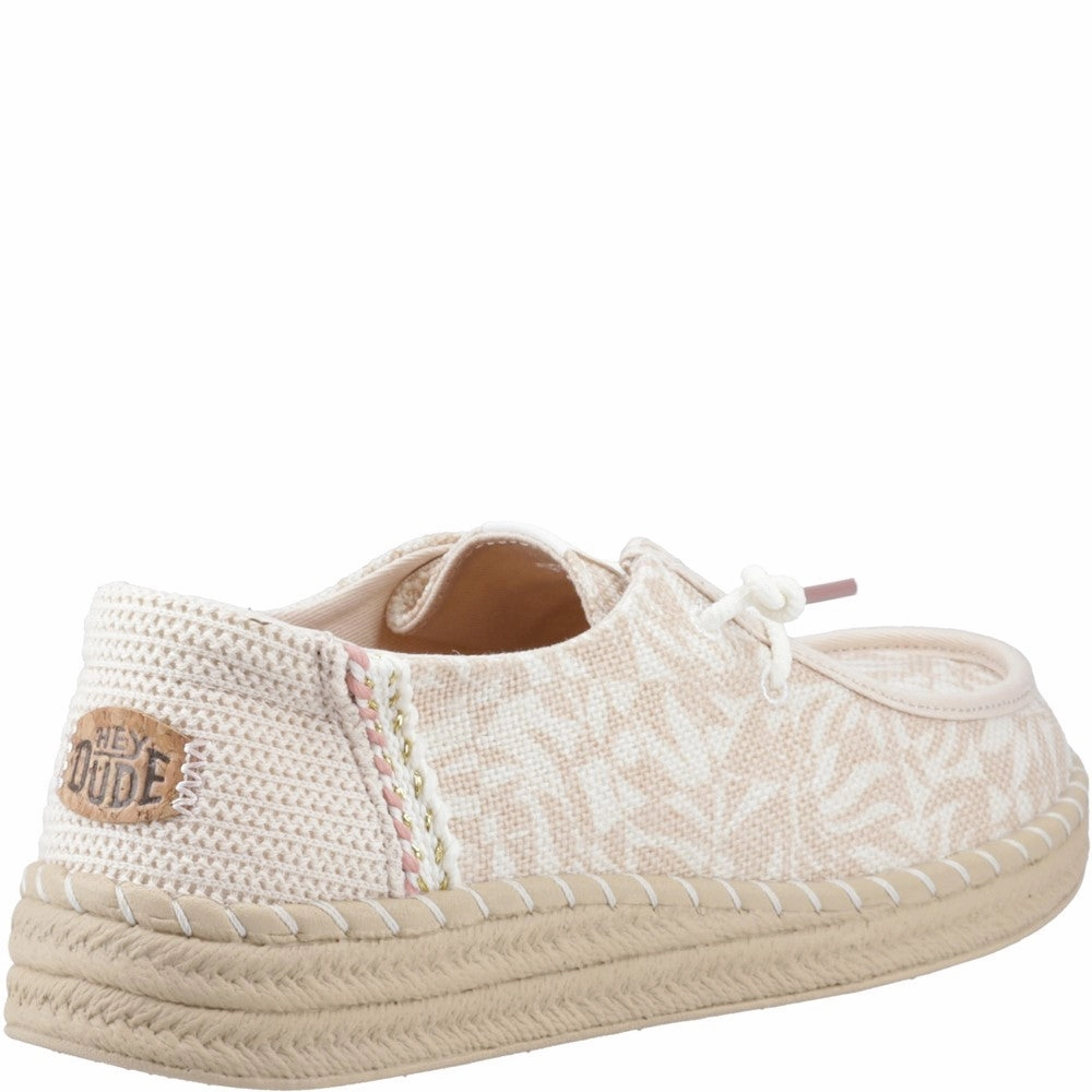 HEYDUDE Wendy Espadrille Retro Palm Shoes Best Casual Winter Shoes