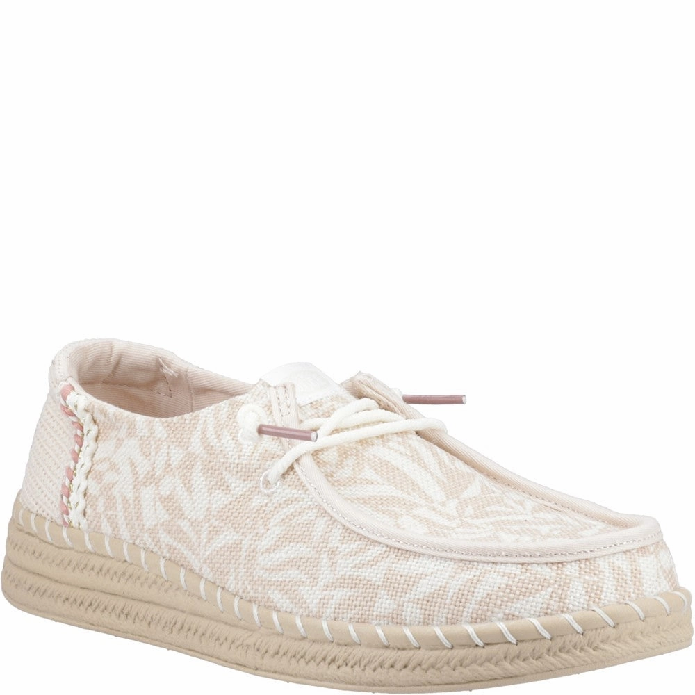 Best Shoes For Running And Casual HEYDUDE Wendy Espadrille Retro Palm Shoes