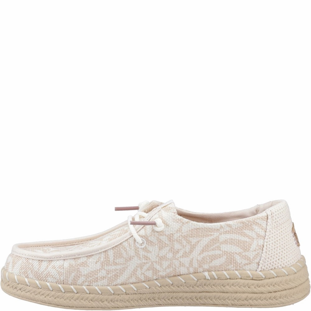HEYDUDE Wendy Espadrille Retro Palm Shoes Good Business Casual Shoes
