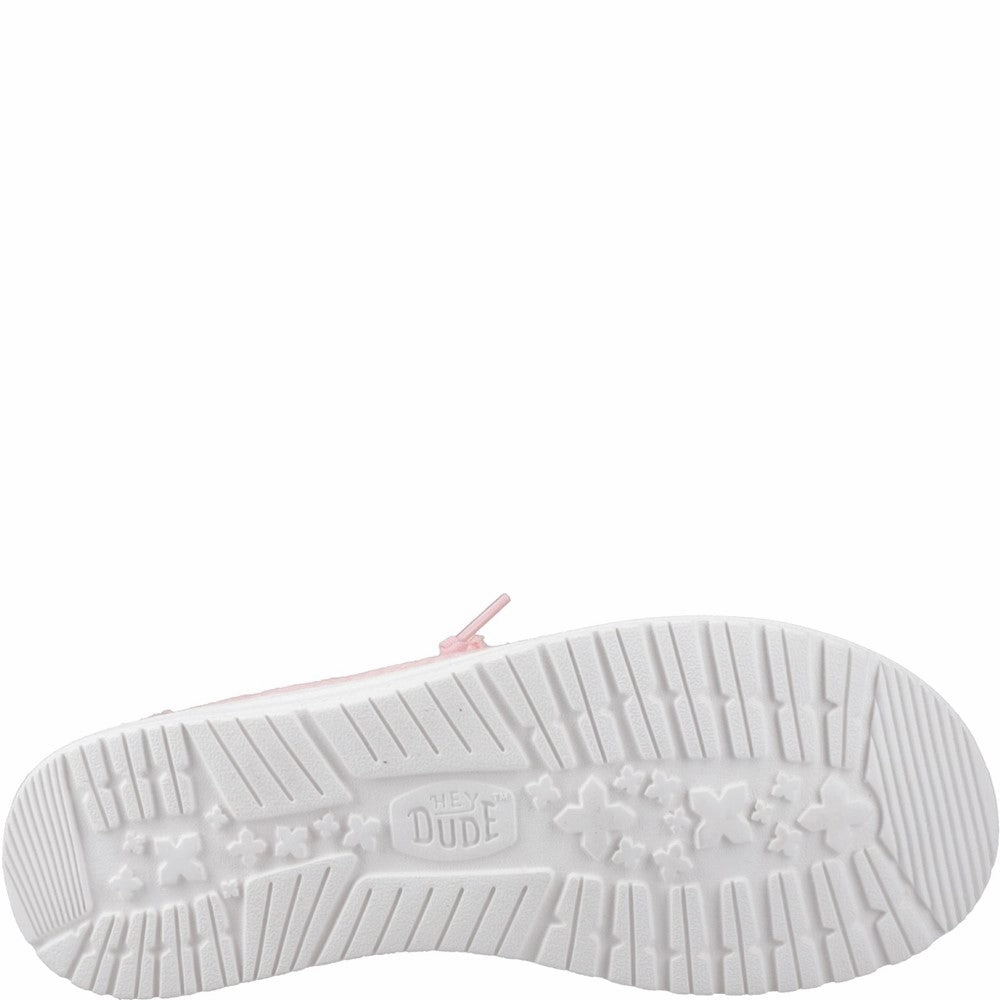 Woven Casual Shoes HEYDUDE Wendy Eyelet Lace Shoes