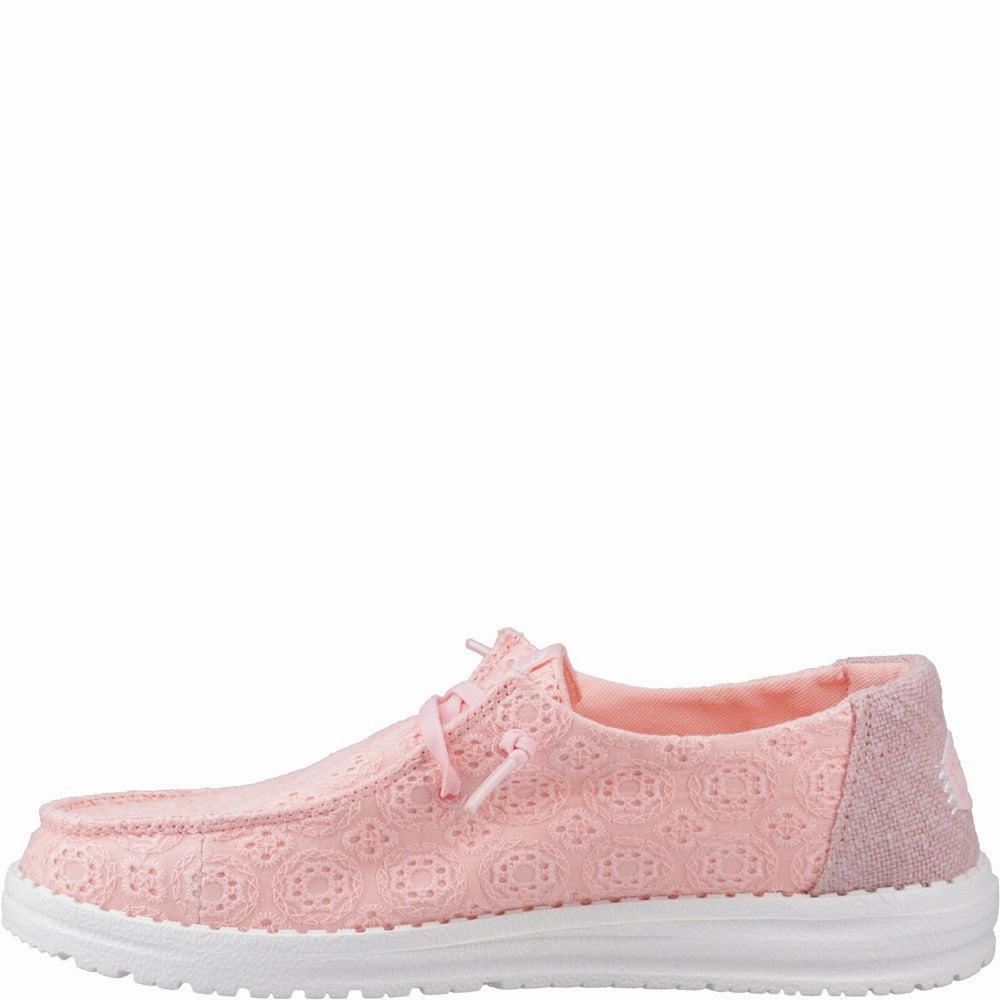 Originals Rivalry Low Casual Shoes HEYDUDE Wendy Eyelet Lace Shoes