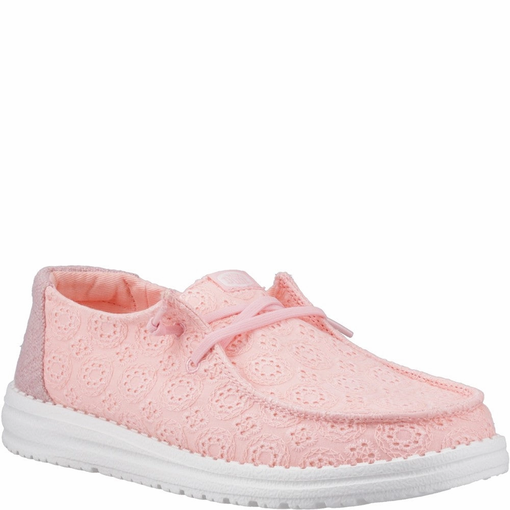 Wolverine Casual Shoes HEYDUDE Wendy Eyelet Lace Shoes