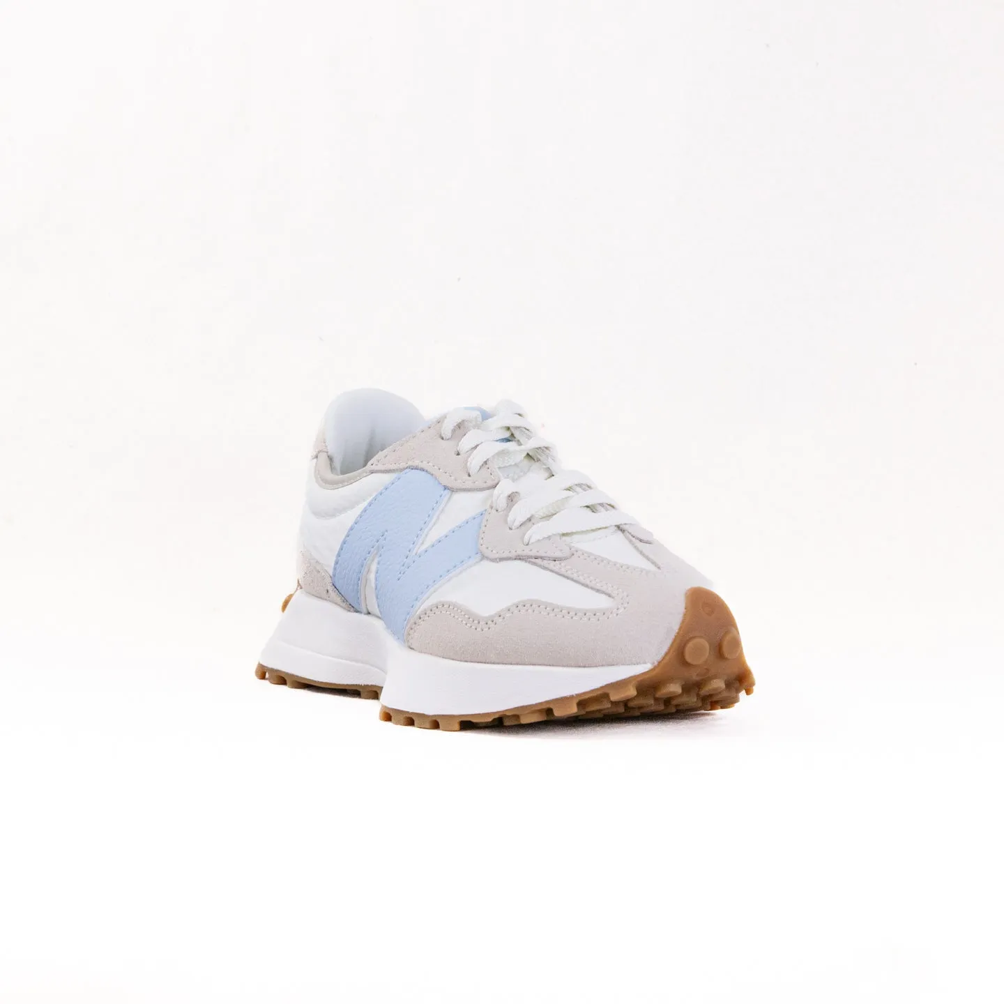 New Balance Made In America New Balance 327 (Women's) -  Timberwolf with Sea Salt and Light Chrome Blue