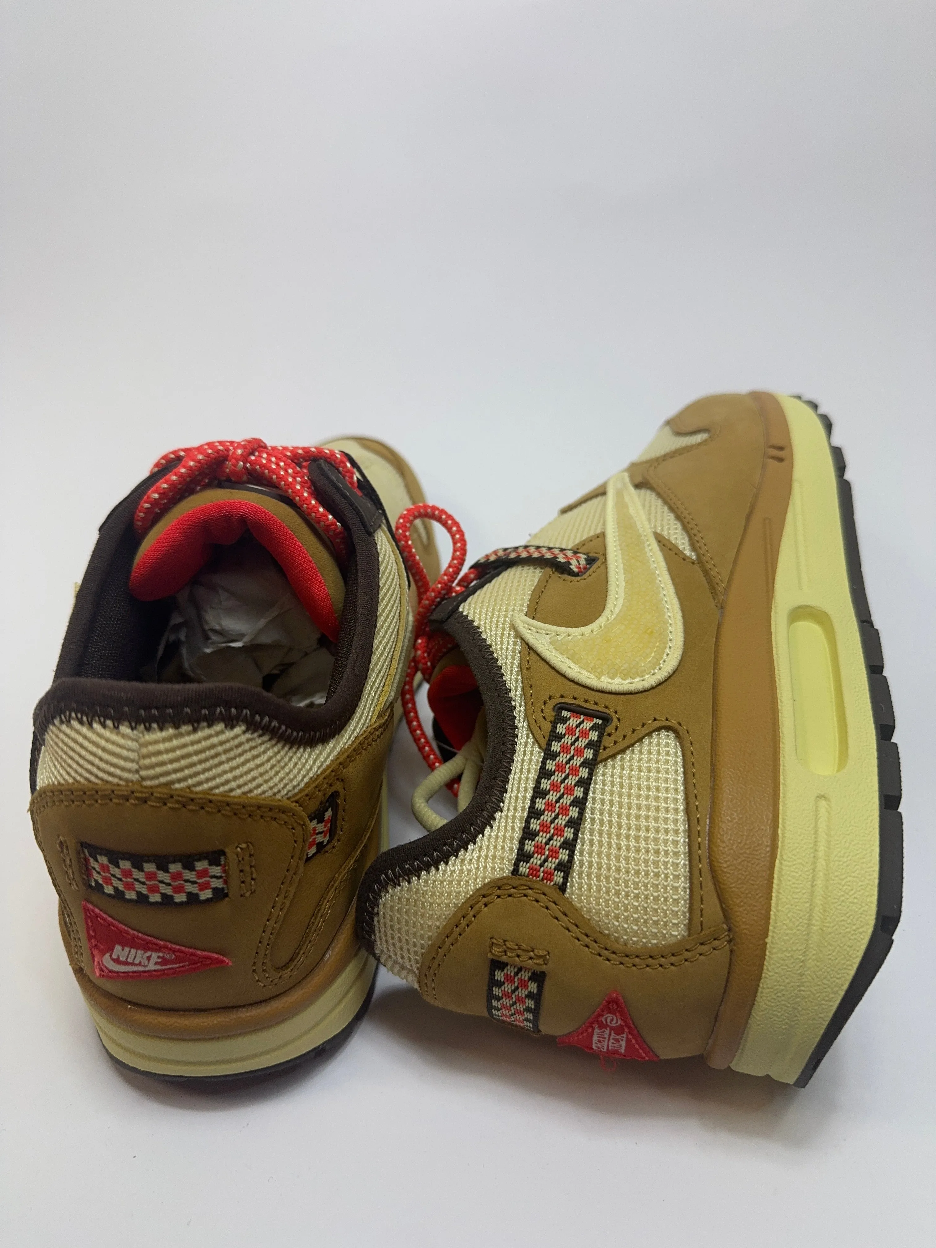 Travis Scott x Nike Air Max 1  Cactus Jack "Wheat Lemon Drop" Steph Curry Nike Shoes