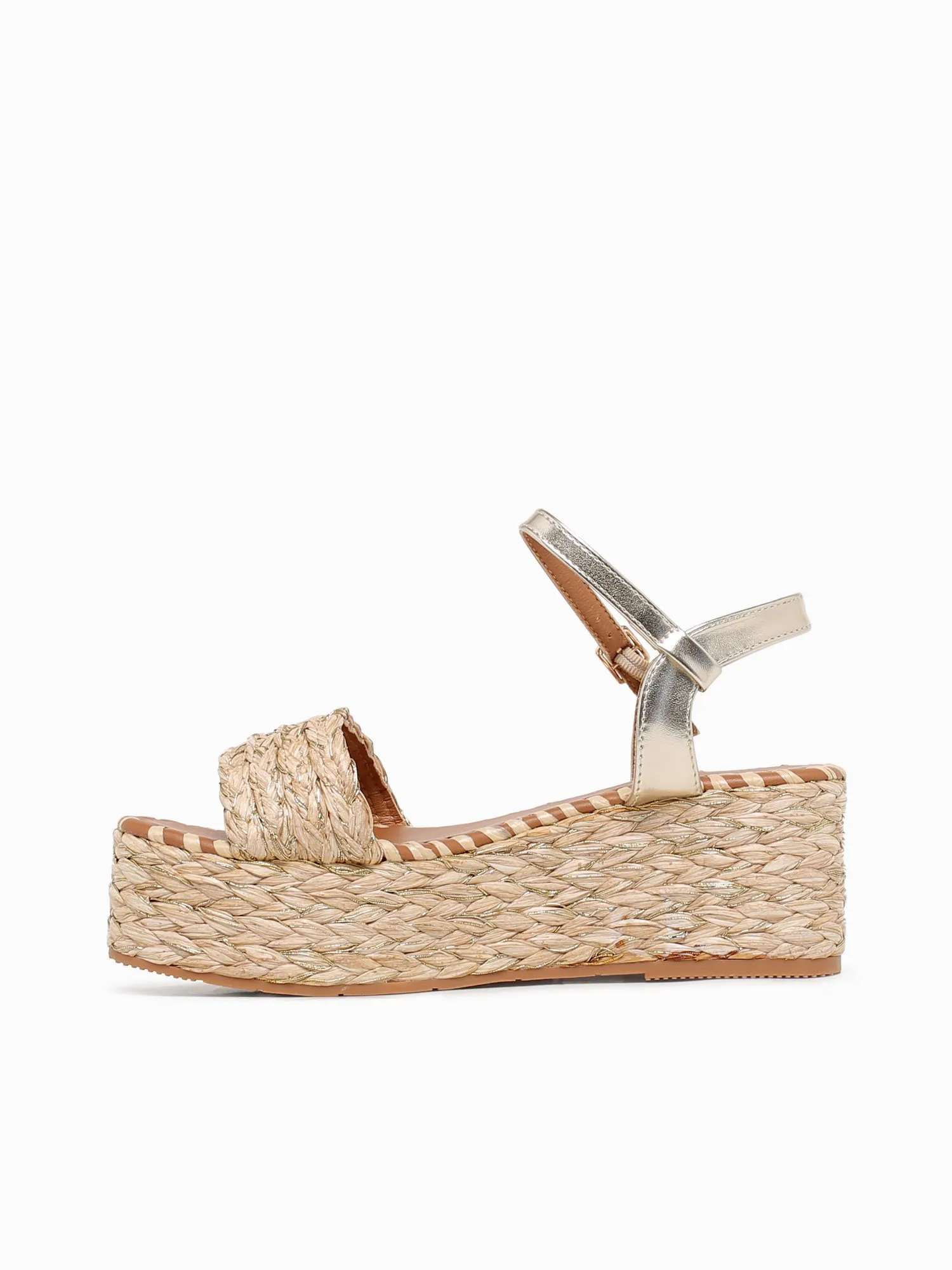 Best Air Jordan Casual Shoes Kai Lt Gold Raffia