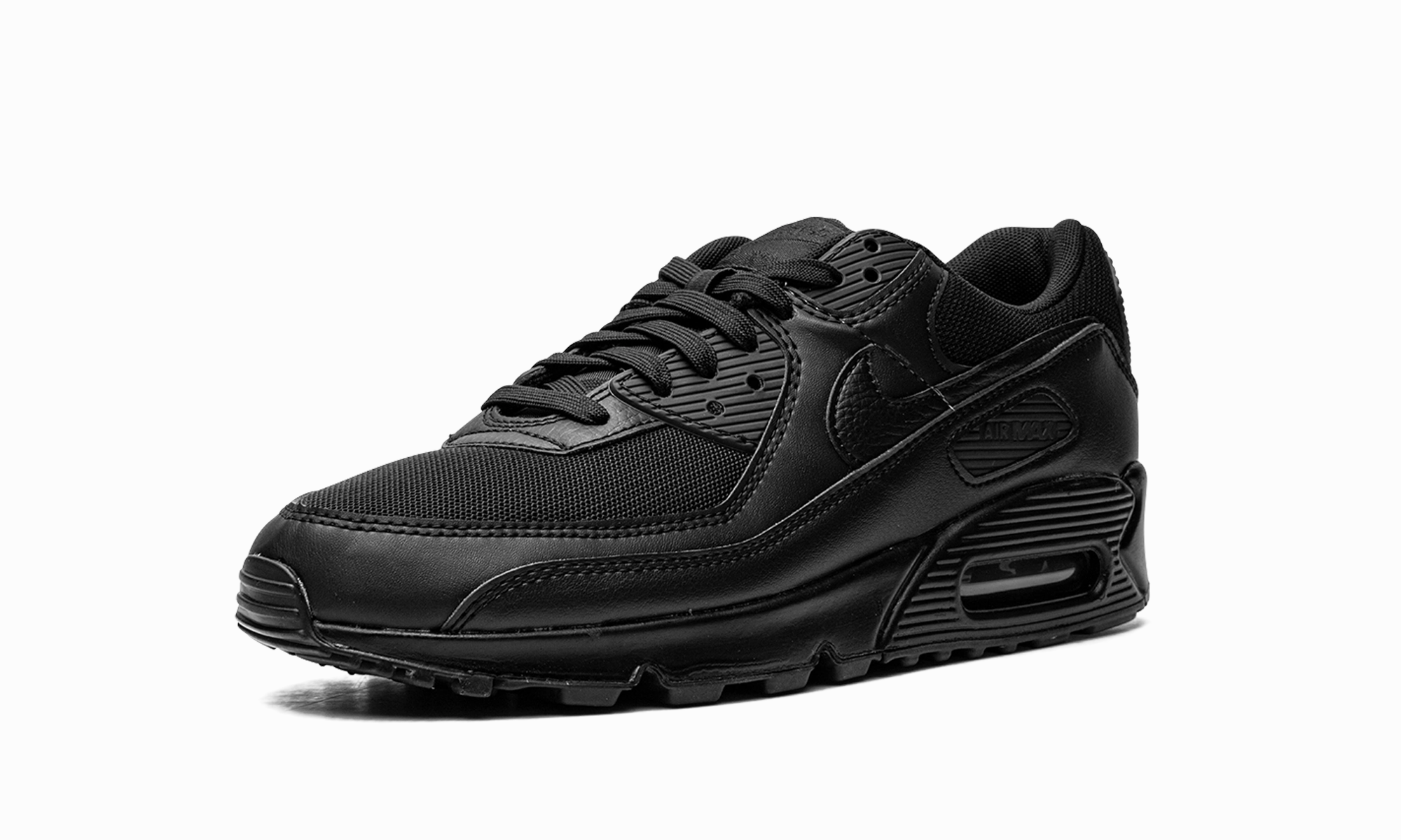 AIR MAX 90 MNS WMNS "Triple Black" Nike Run Defy Running Shoes