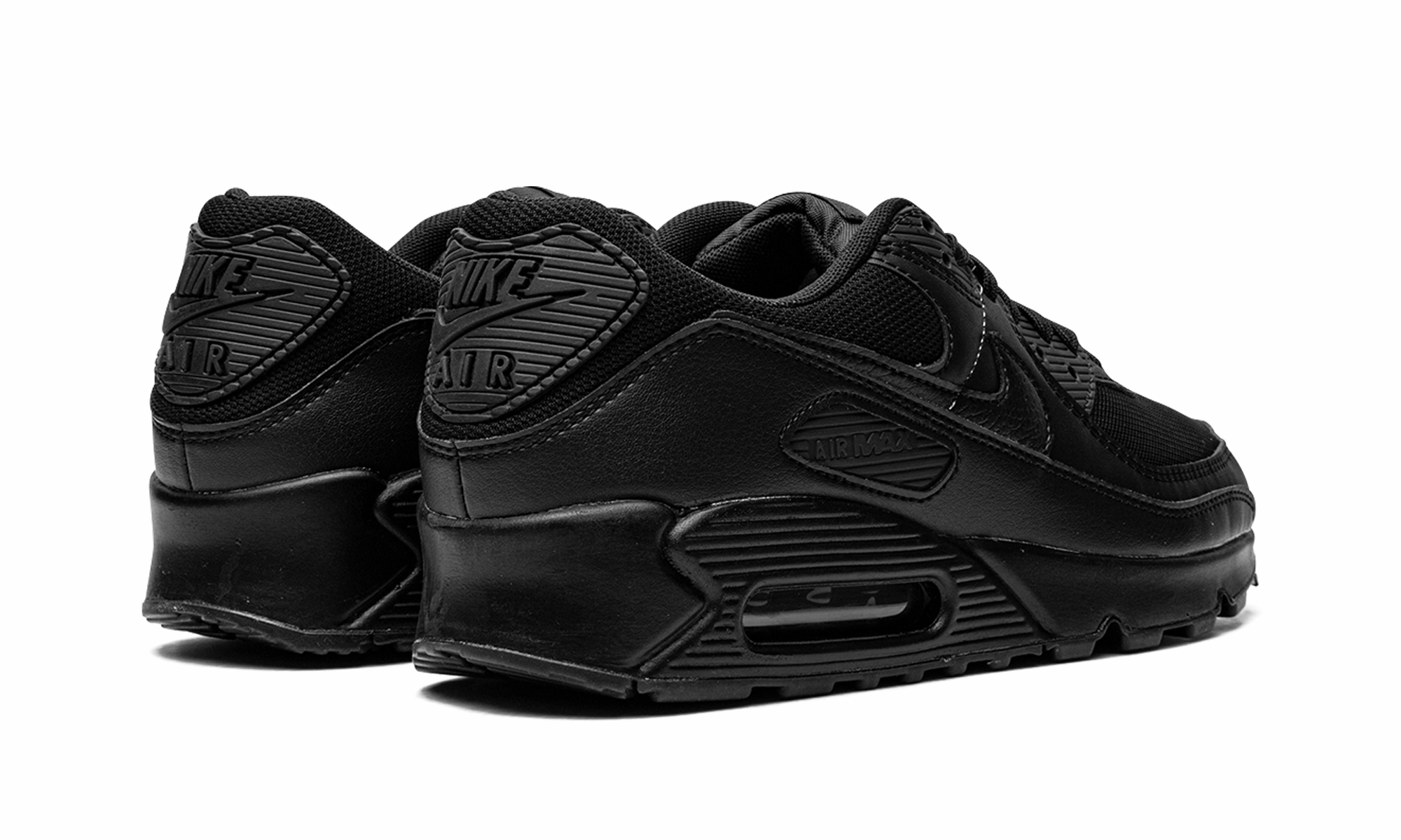 AIR MAX 90 MNS WMNS "Triple Black" Nike Air Max Intrlk Ps Shoes