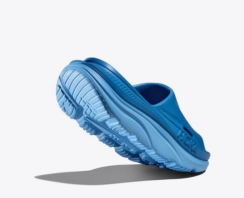 Sandals That Are Good For Your Feet HOKA ALL GENDER ORA RECOVERY SLIDE 3 - COASTAL SKY/ALL ABOARD