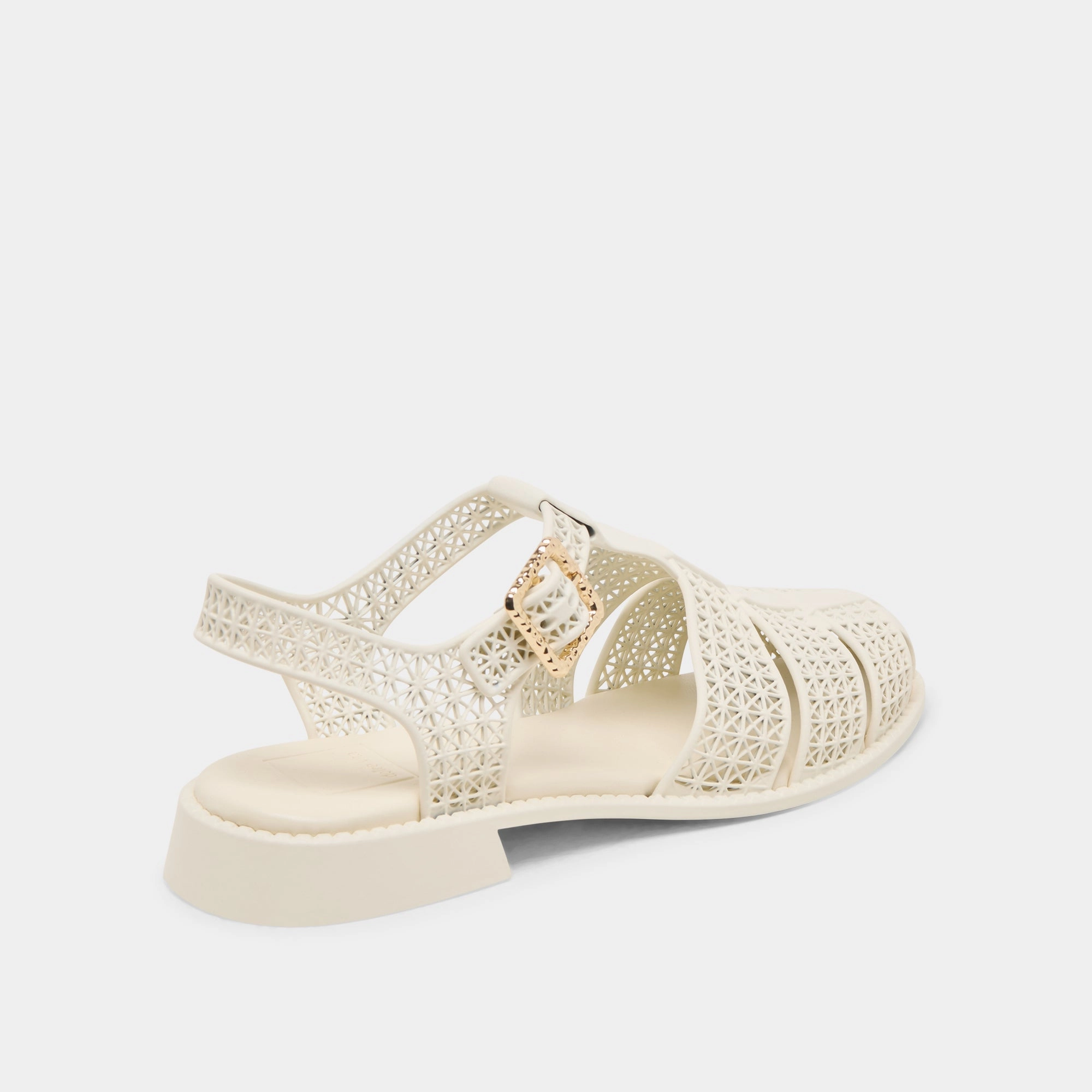 Slip Resistant Business Casual Shoes HOLIS 3D SANDALS IVORY
