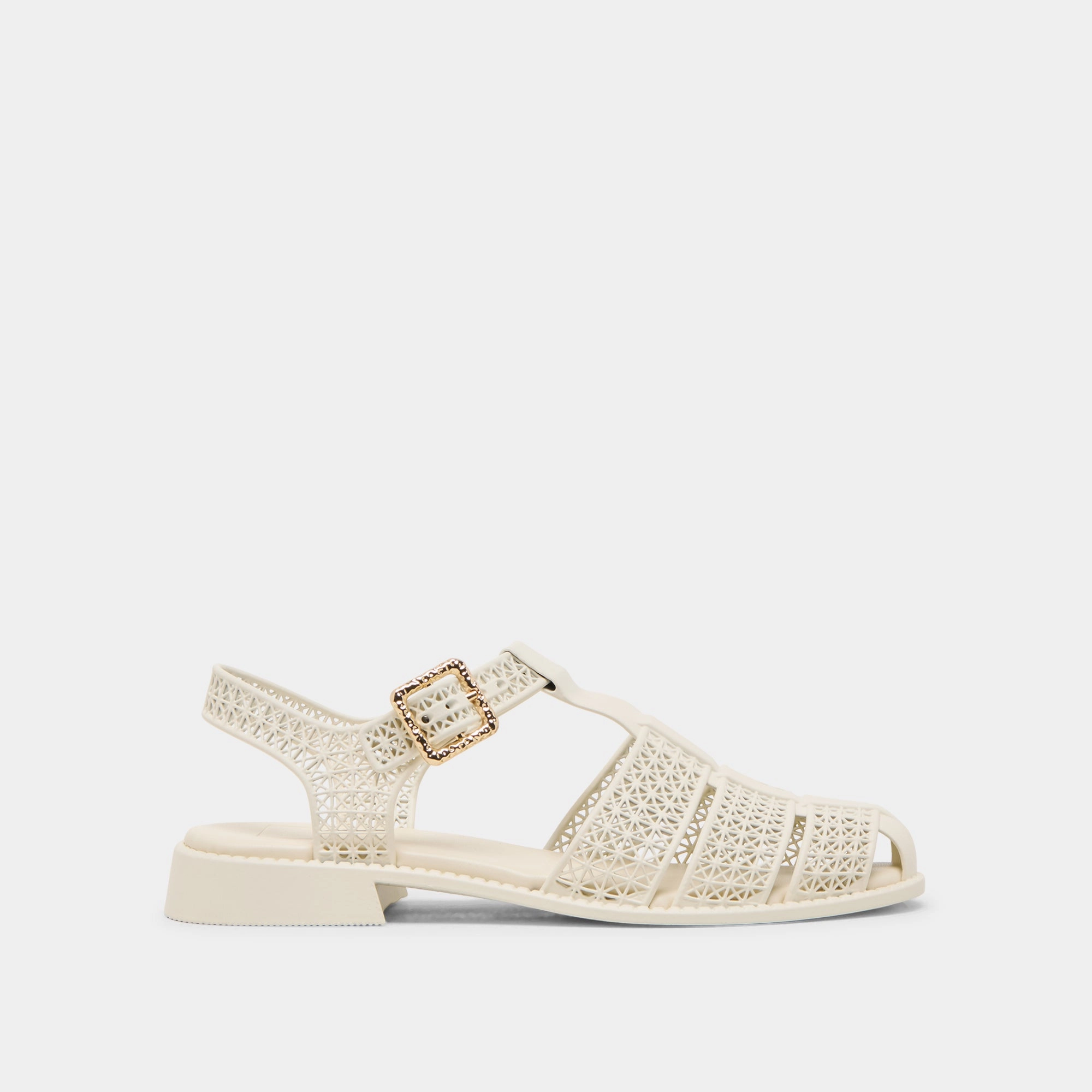 HOLIS 3D SANDALS IVORY White Leather Casual Shoes