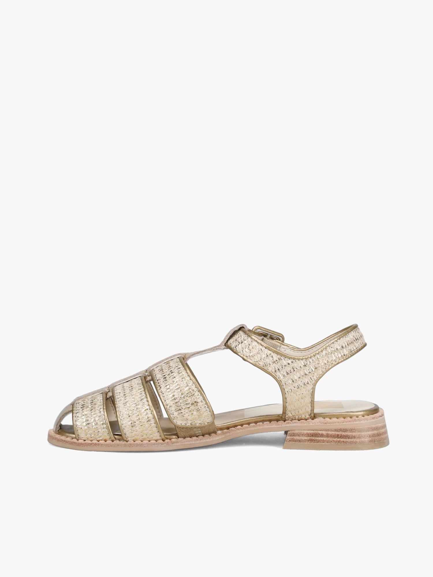 Casual Shoes Spring 2025 Holis Light Gold Raffia