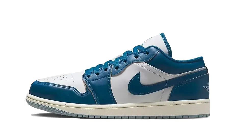 Air Jordan 1 Low Industrial Blue Slip On Canvas Sneakers