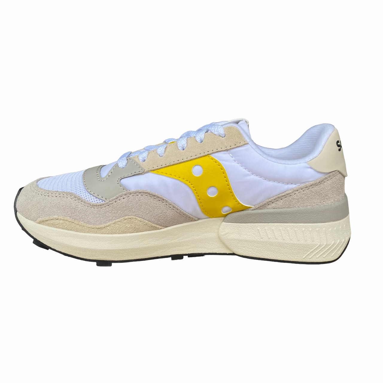 Platforms Sneakers Saucony Originals scarpa sneakers da uomo Jazz NXT S70790-16 bianco giallo