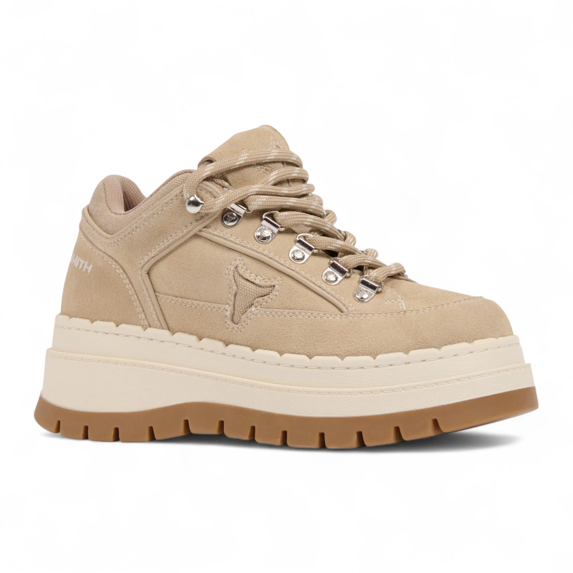 Wide Calf Over The Knee Boots Windsorsmith Womens Sand Brown Suede Chunky Platform Sneakers Trainers - Ultimatum