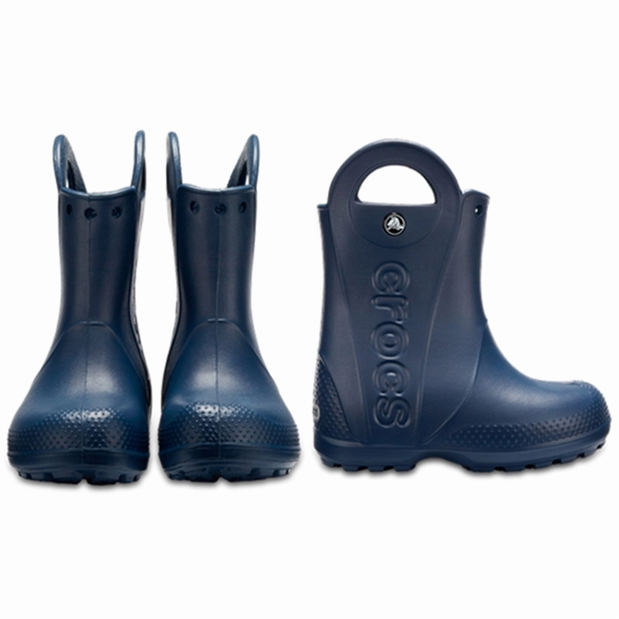 Crocs Handle It Rain Boots Navy Denim Over The Knee Boots