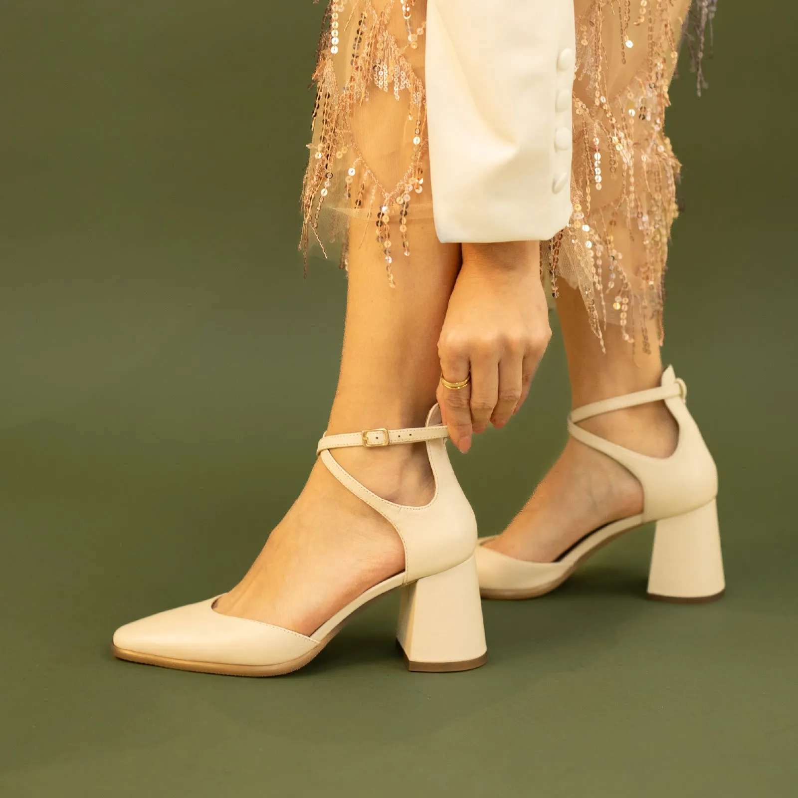 Block Heel Shoes ZAN