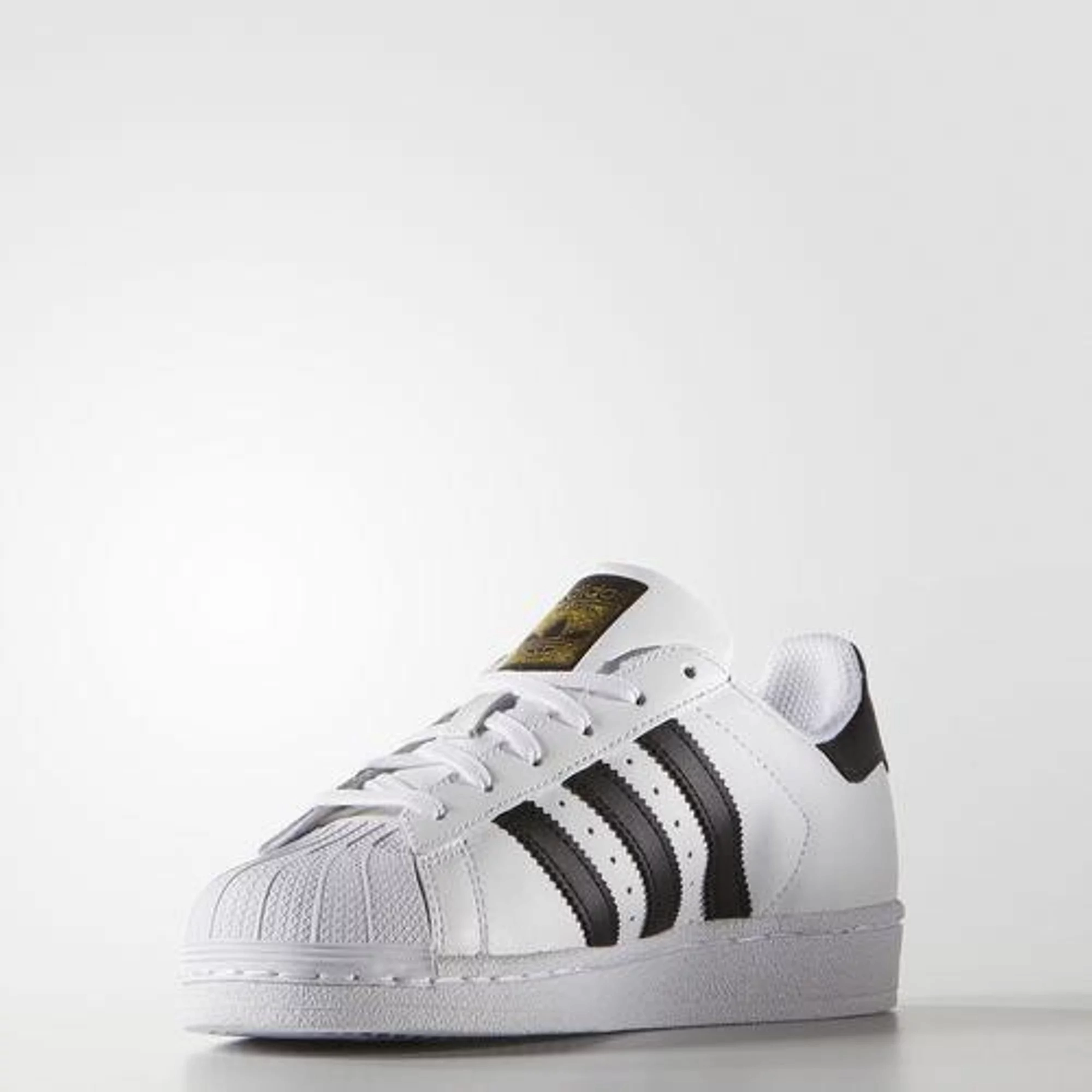 Adidas Kid's Originals Superstar Shoes - White / Black / Gold Adidas 3d Shoes