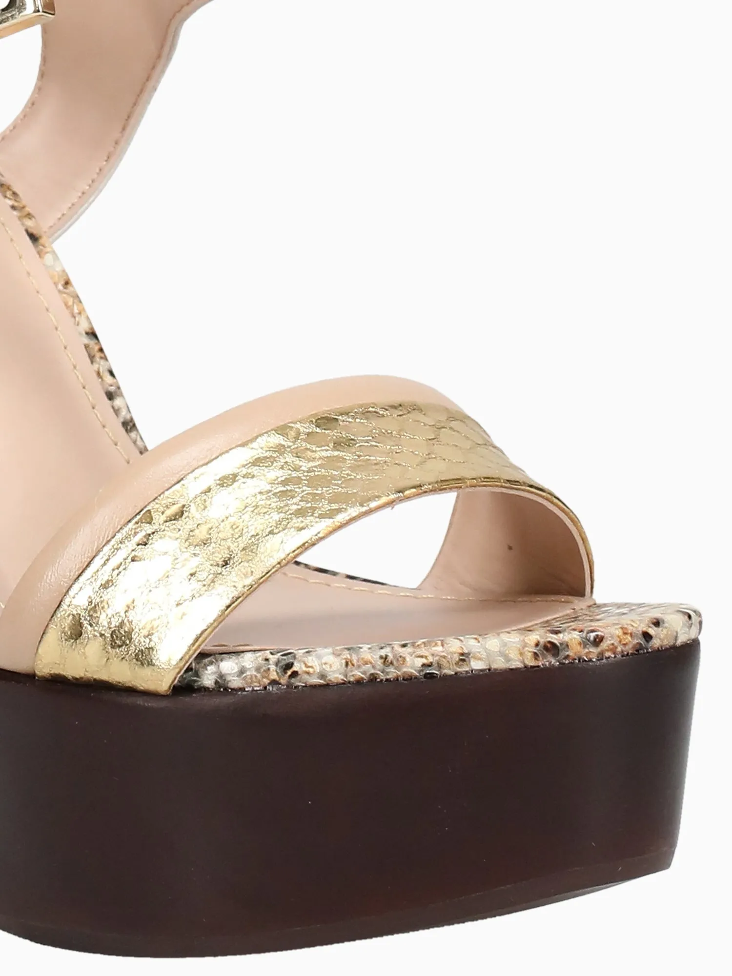 Karl J12733006002 Gld Taupe Bege lea Casual High Top Shoes