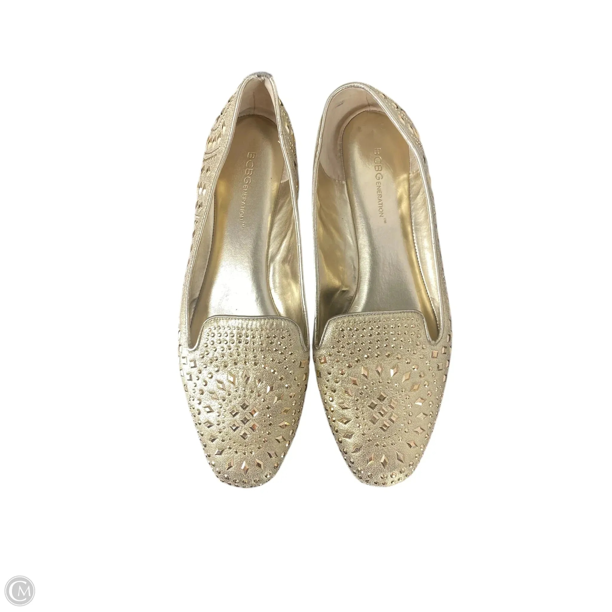 Shoes Flats By Bcbg In Gold, Size: 8 Casual Shoes To Wear With Skinny Jeans