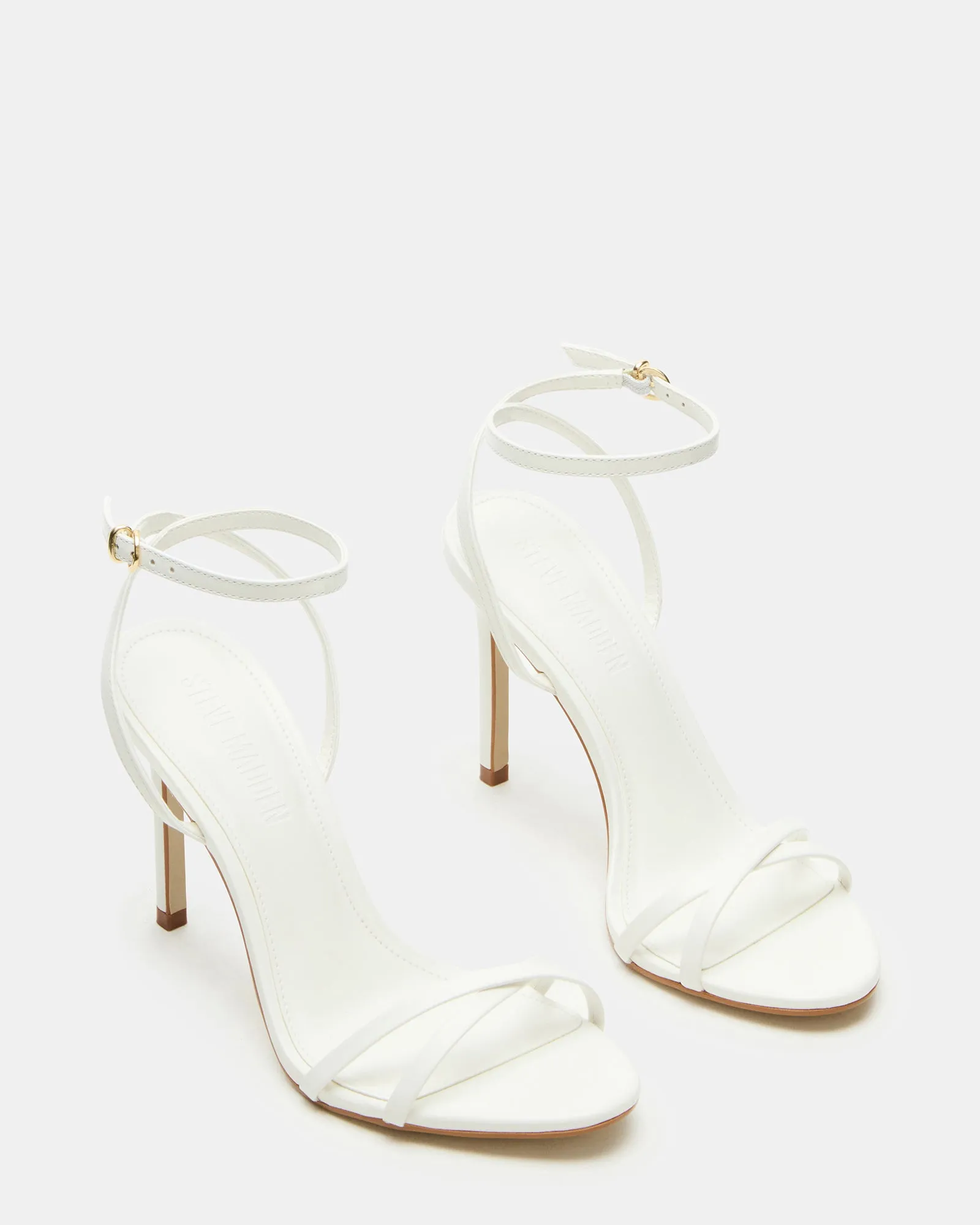 Christmas High Heels JYPSEY WHITE LEATHER