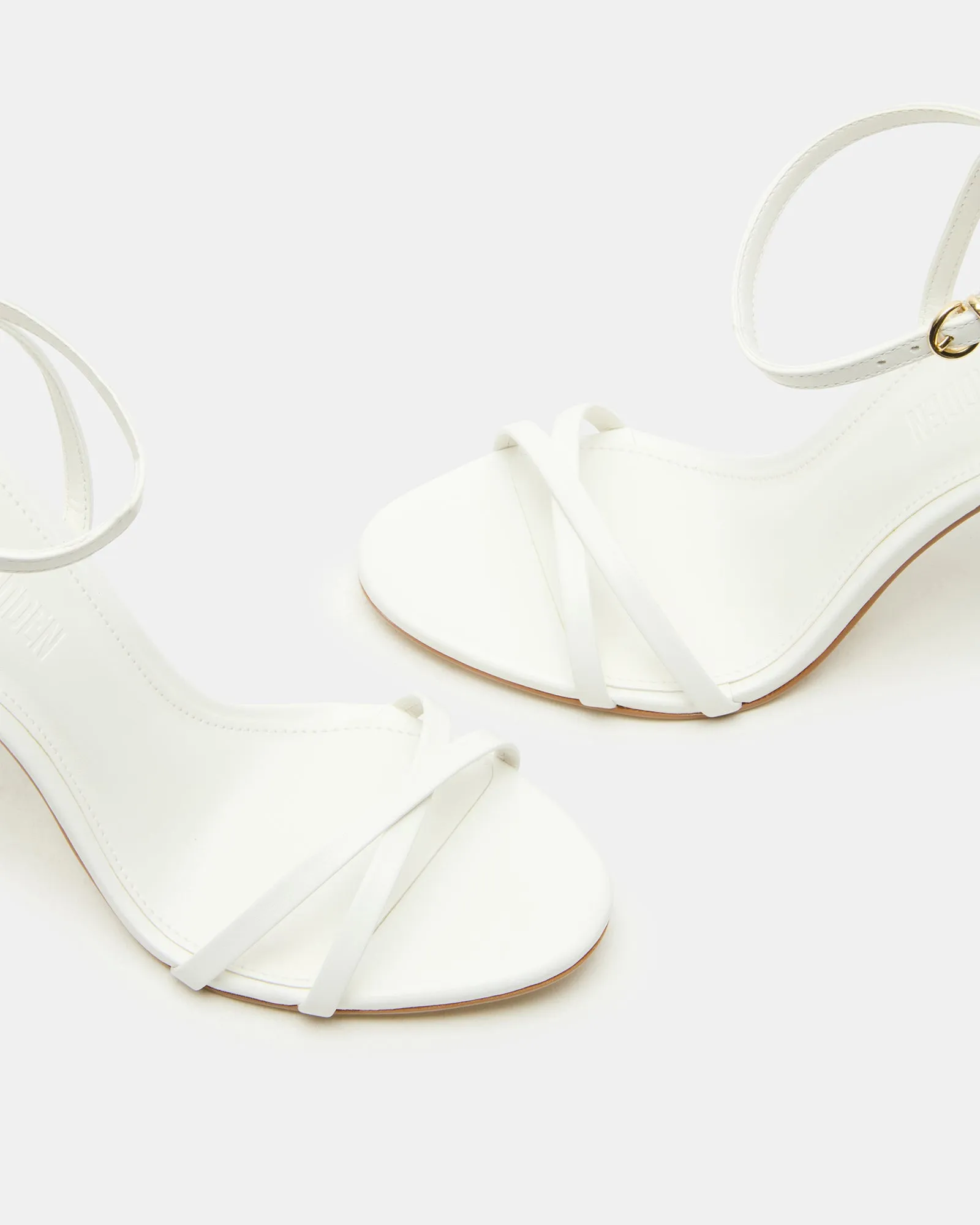 JYPSEY WHITE LEATHER Easy To Walk In High Heels