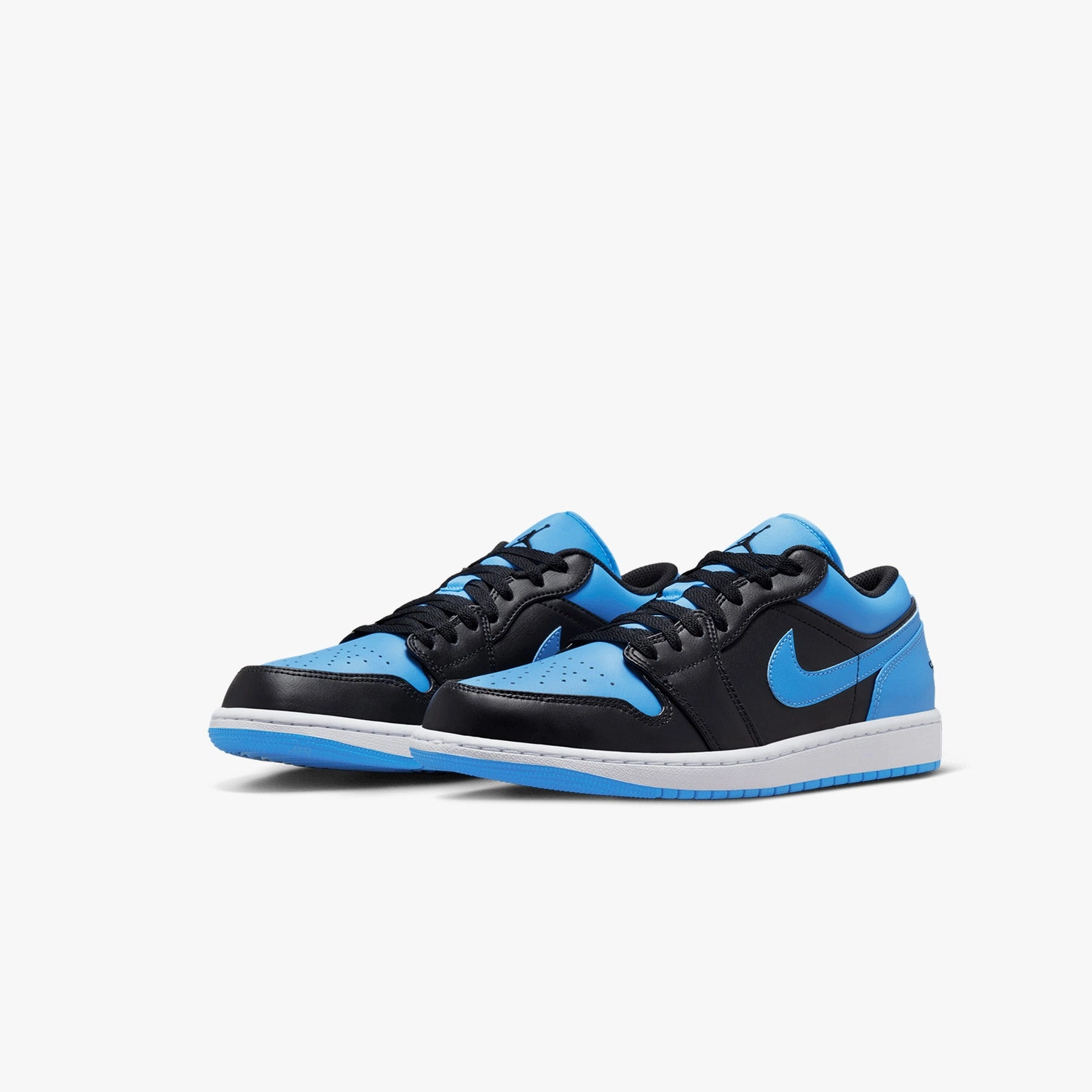 White High Heel Sneakers Men's Air Jordan 1 Low "University Blue"