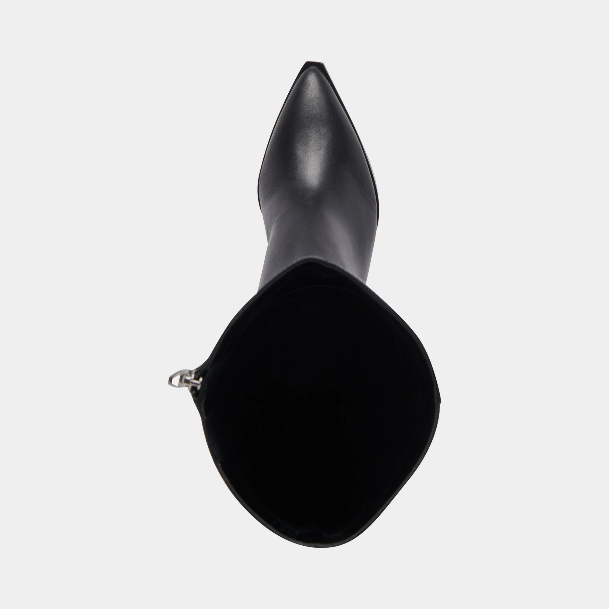 AUGGIE NARROW CALF BOOTS BLACK LEATHER Dress Zip Up Boots