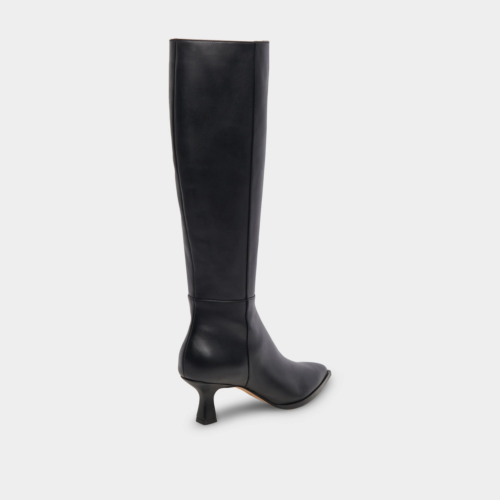 AUGGIE NARROW CALF BOOTS BLACK LEATHER Moto Moto Boots