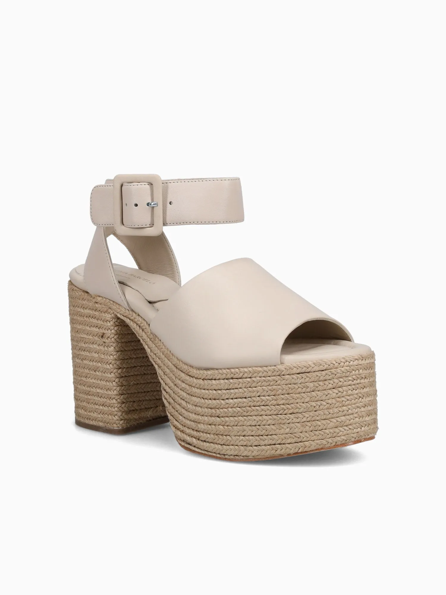 Issia Ivory Nappa Casual Clog Shoes