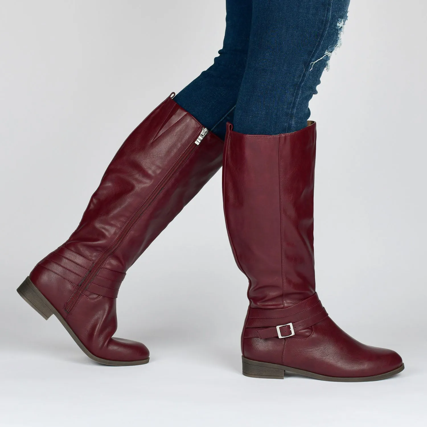 IVIE KNEE HIGH BOOTS IN X-WIDE CALF Witch Boots