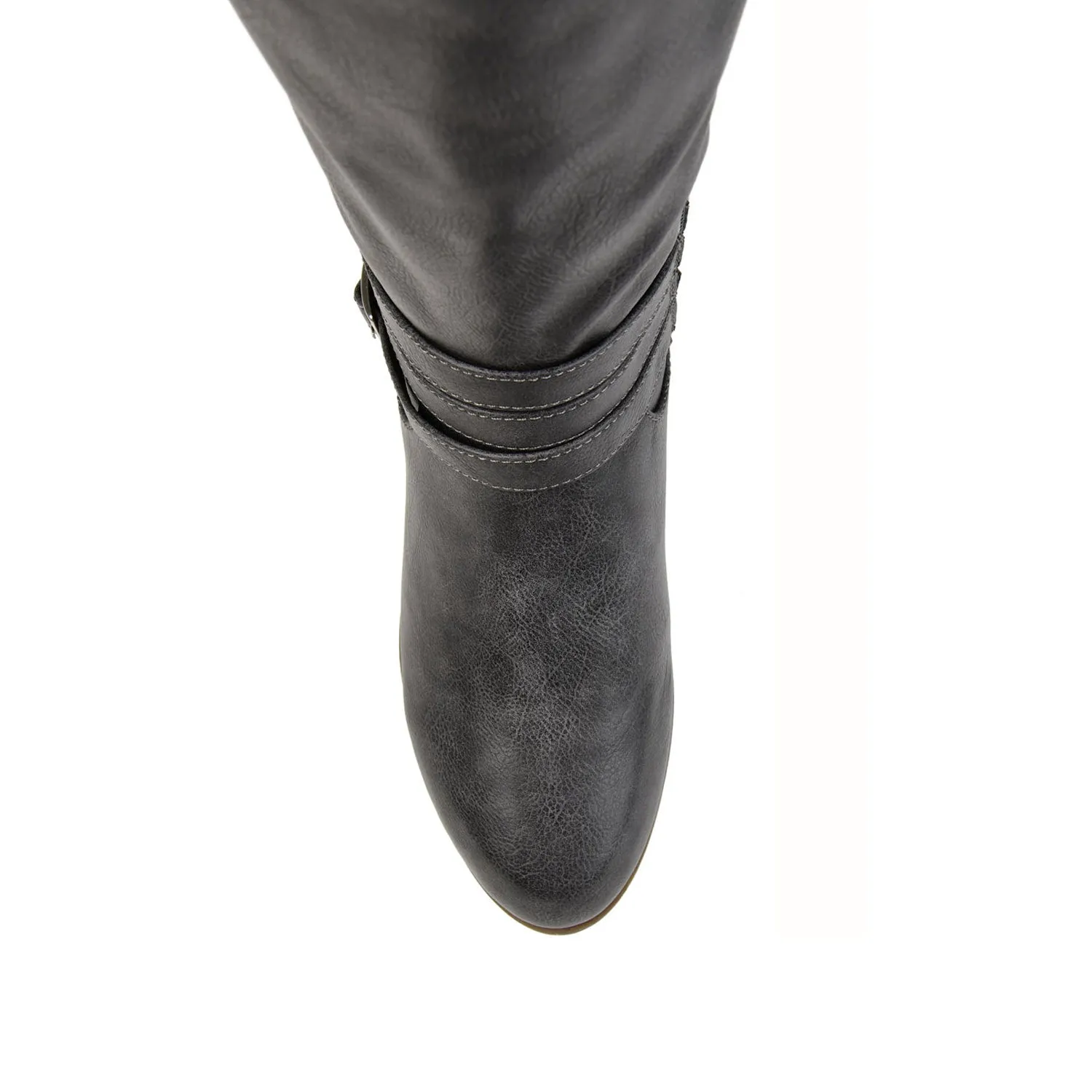 Leather Military Boots IVIE KNEE HIGH BOOTS IN X-WIDE CALF