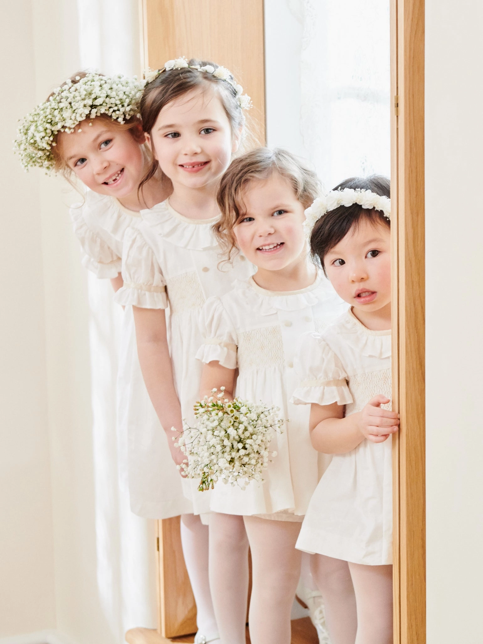 Ivory Santina Smock Ceremony Baby Girl Set Chan Stretch Casual Shoes