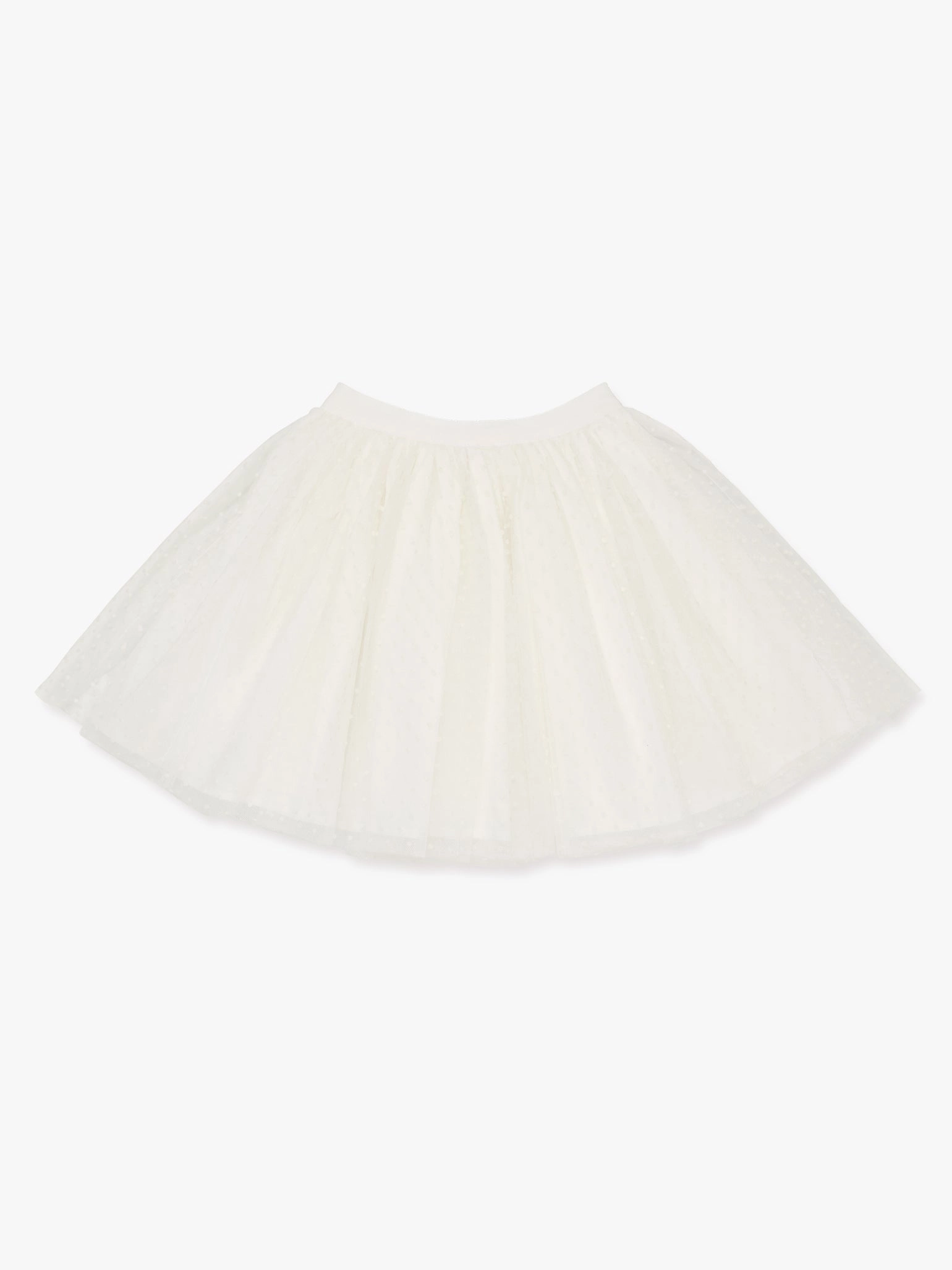 Ivory Tulipan Ceremony Girl Tulle Skirt Boutique Challenge Shoes Seating Casual Simple Calm