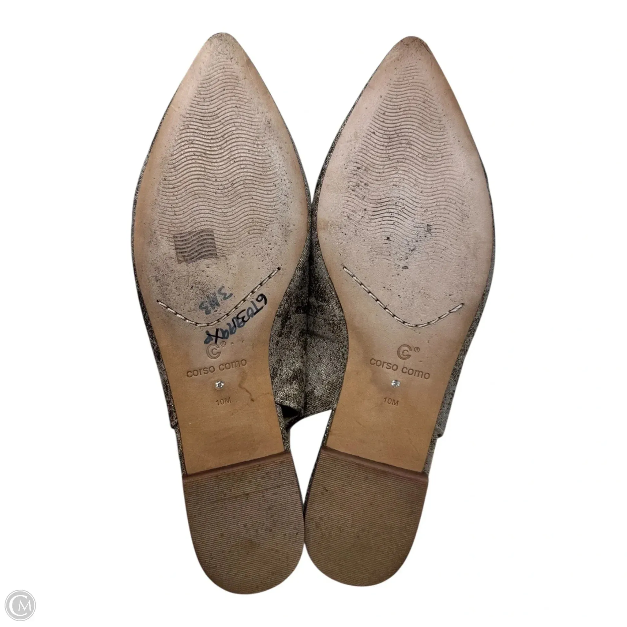 Jackey Slingback Flats By Corso Como In Gold, Size: 10 Best Casual Shoes For Teachers