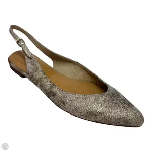 Vibram Sole Shoes Jackey Slingback Flats By Corso Como In Gold, Size: 10