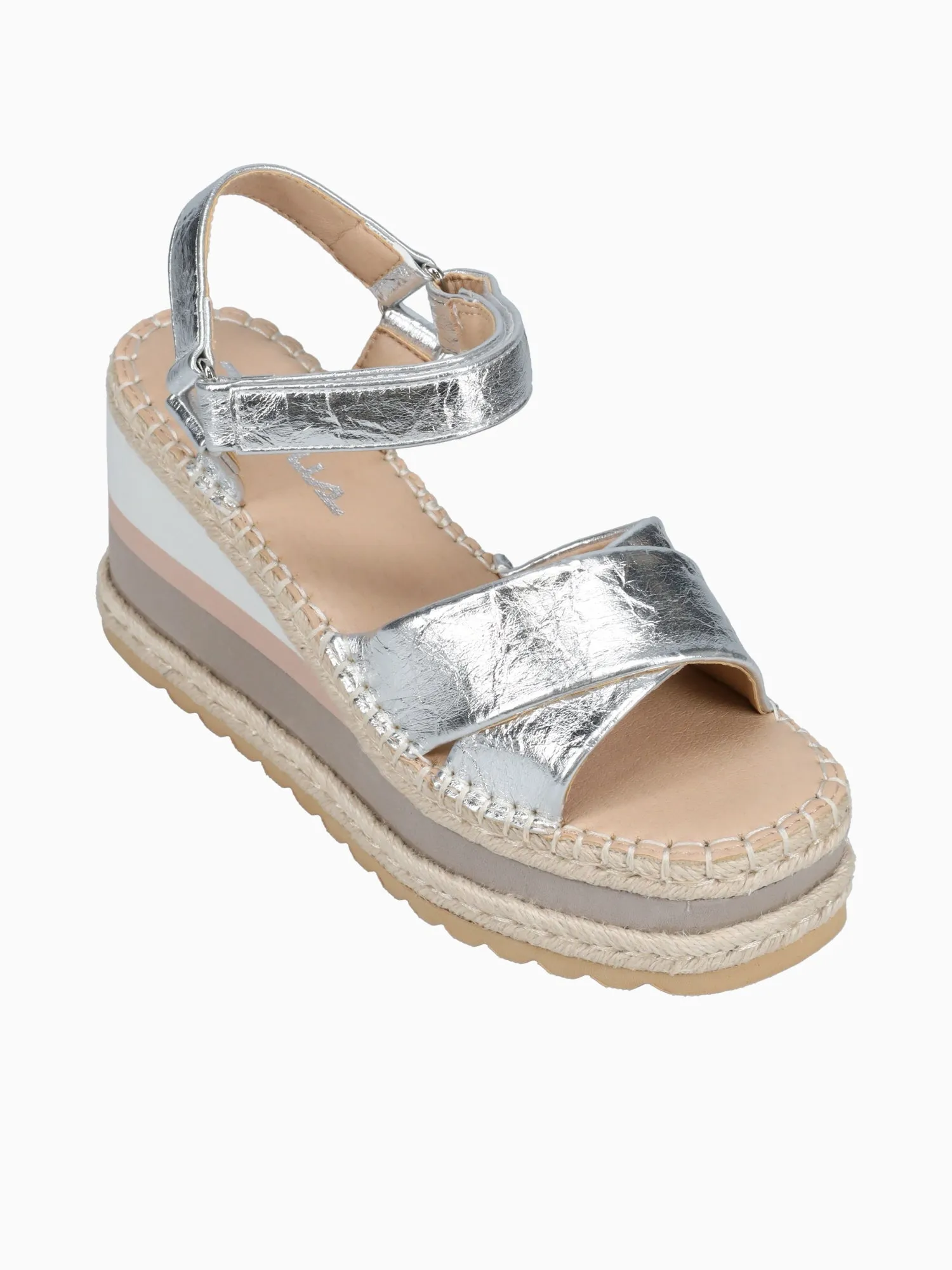 Casual Shoes For Short Jana Silver Smooth
