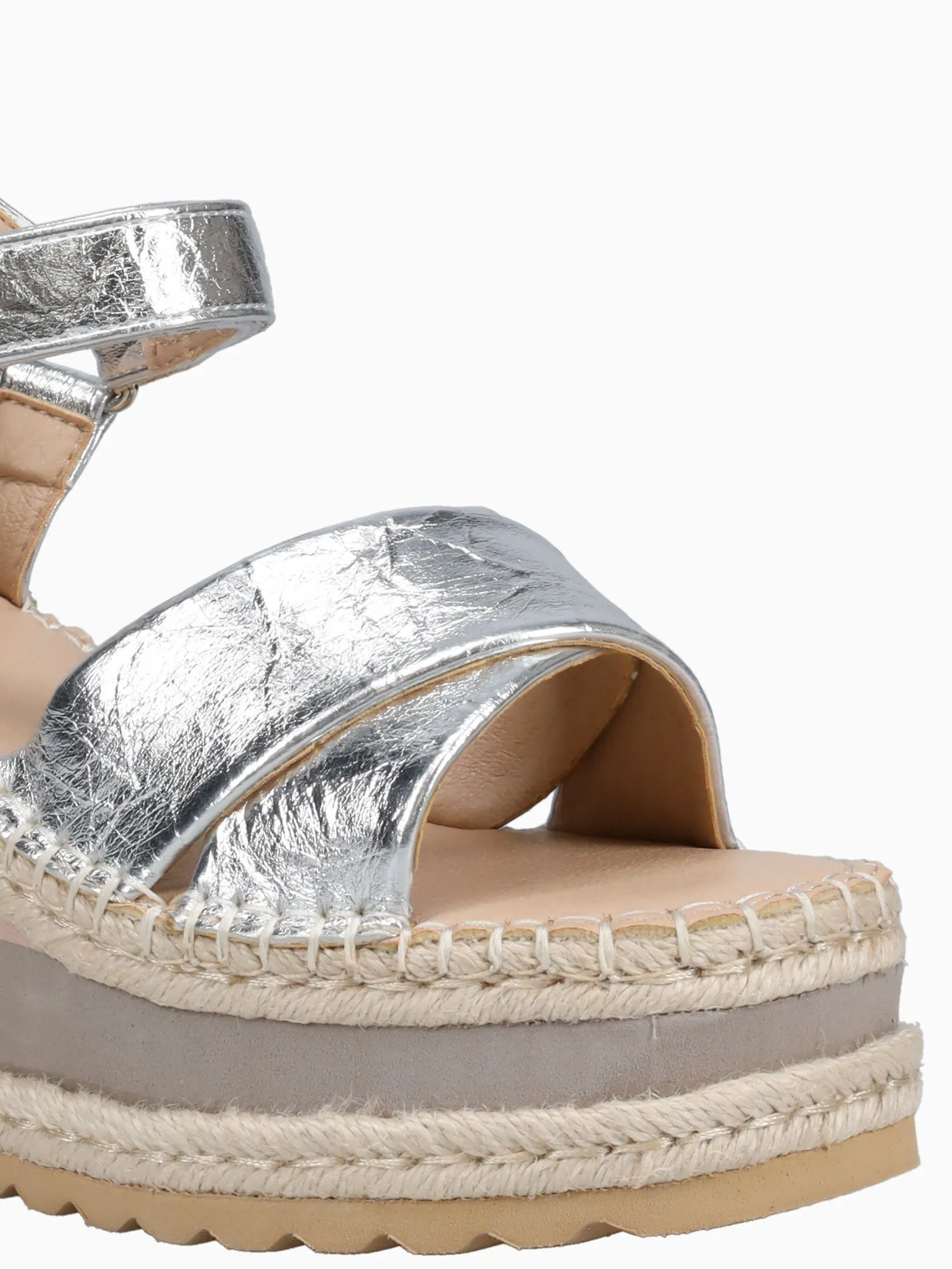 Jana Silver Smooth Campus Casual Shoes