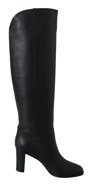 Jimmy Choo Elegant  Calf Leather Heeled Women's Boots Wildland Fire Fighter Boots