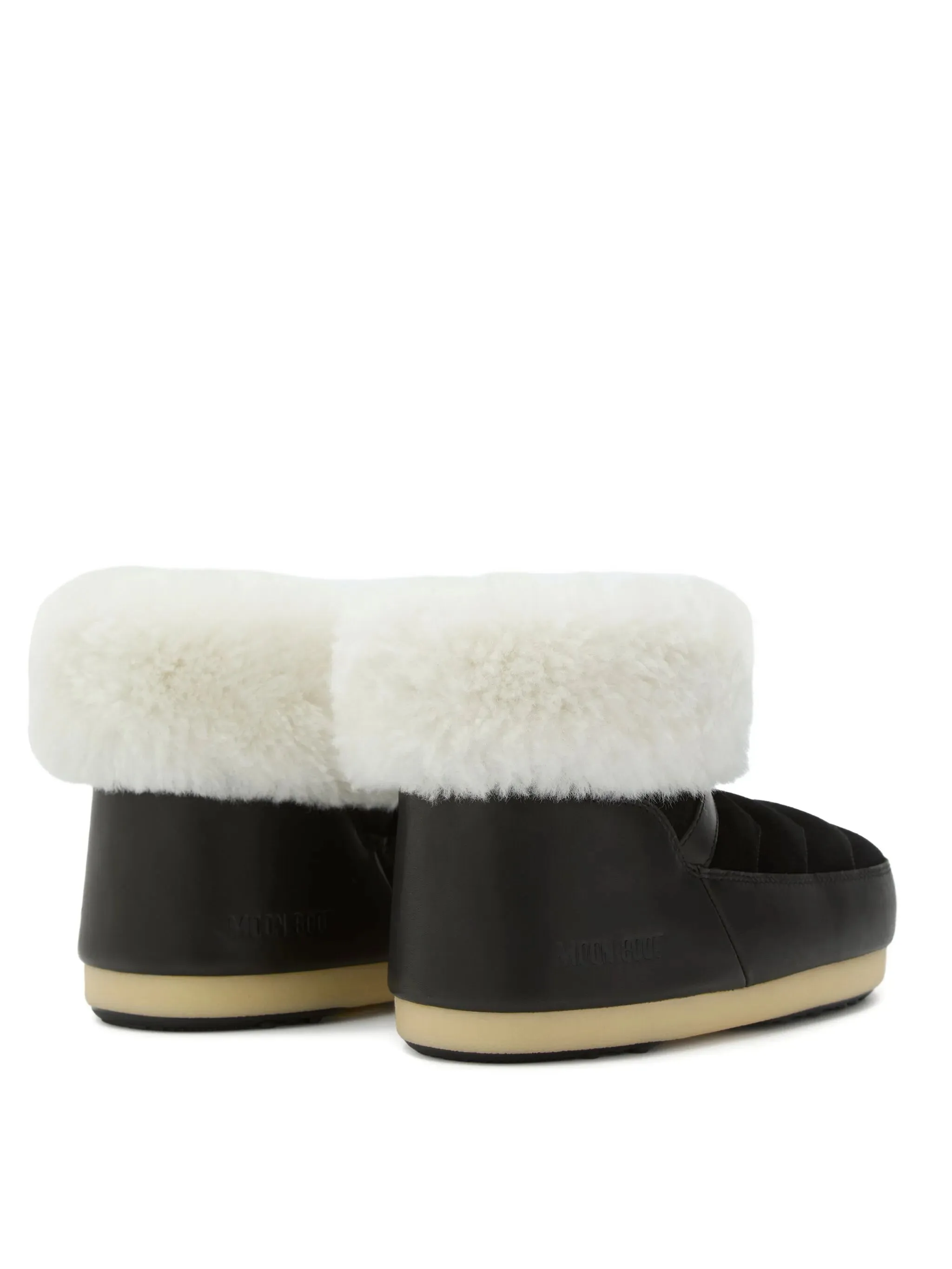 Newborn Boots EVX quilted shearling boots