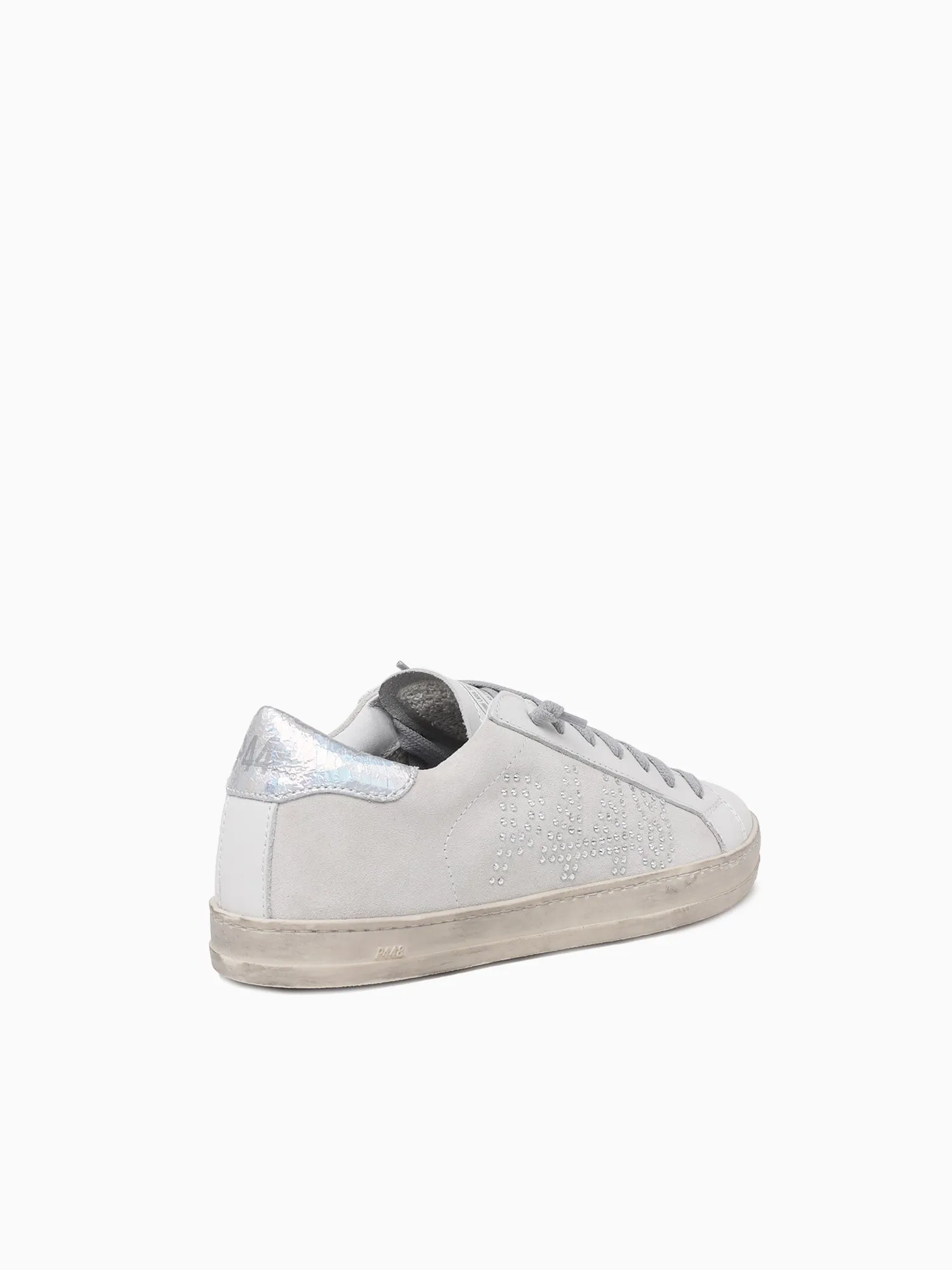 Gbx Casual Shoes John White Silver leather
