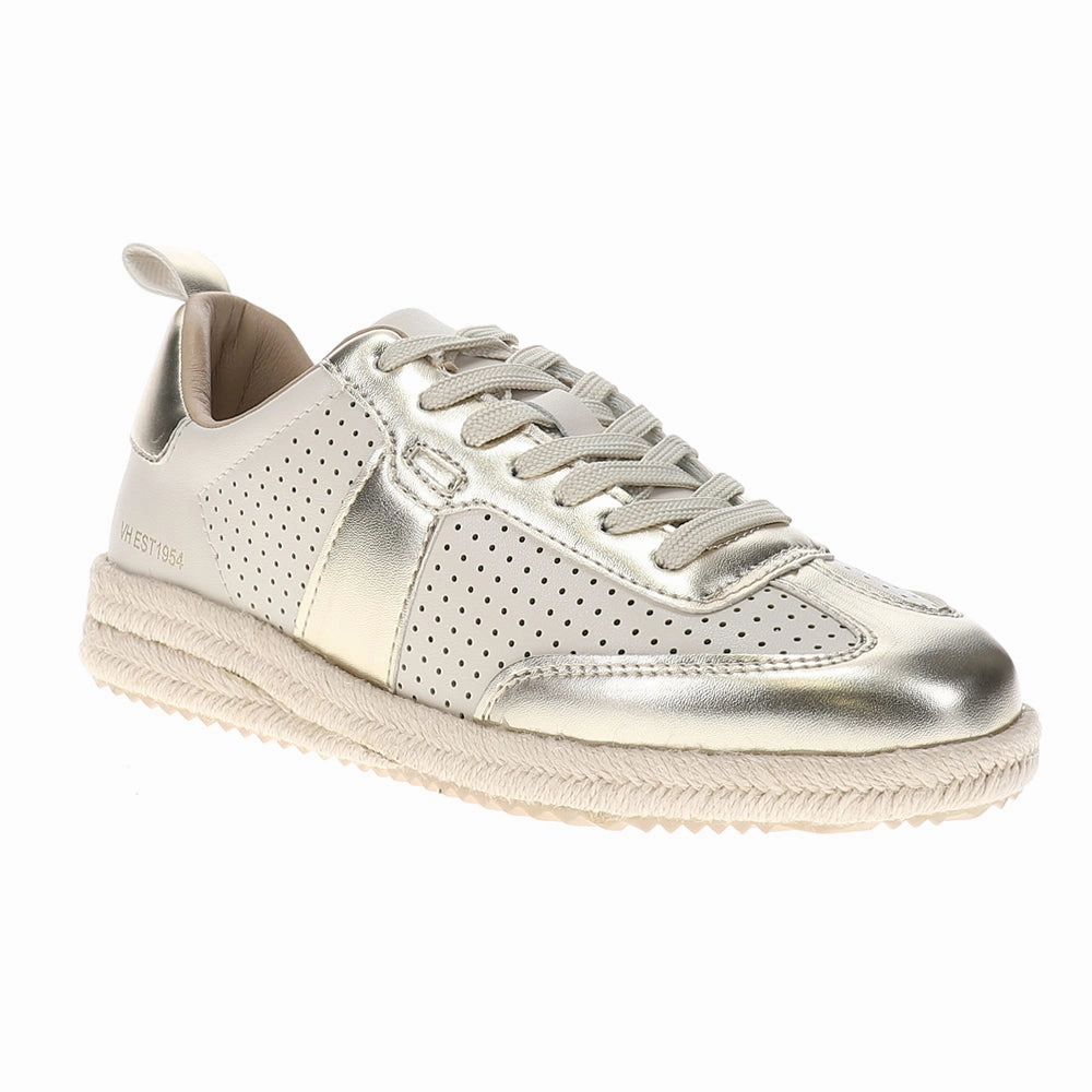 Casual Dress Shoes Sole May Espadrille Metallic Lace Up Sneakers