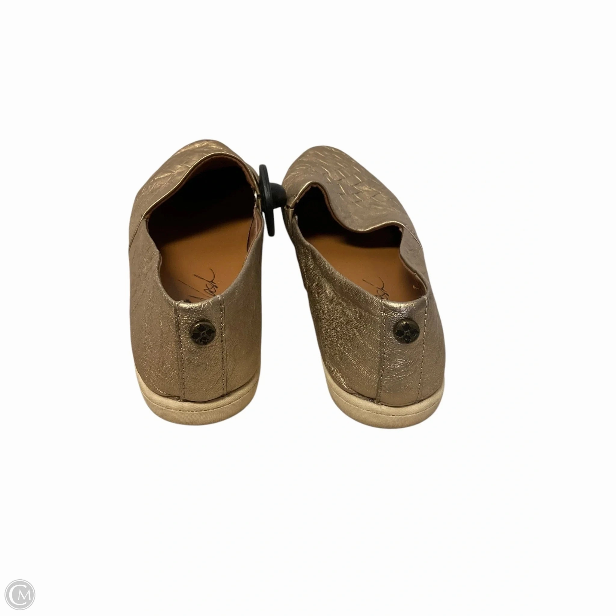 Shoes Designer By Patricia Nash In Gold, Size: 8.5 Venice Leather Casual Shoes