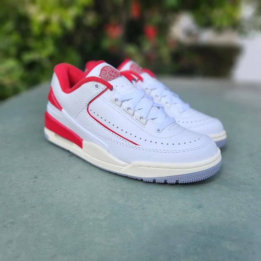 Jordan 2/3 GS Sneakers With Flowers