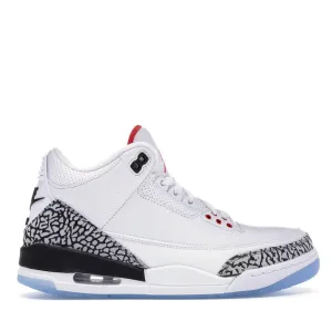 Powerlifting Sneakers Jordan 3 Retro Free Throw Line White Cement