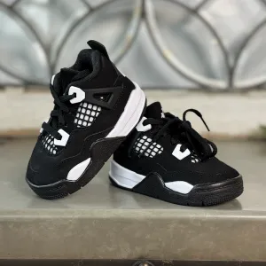Fluffy Sneakers Jordan 4 Retro White Thunder Toddler